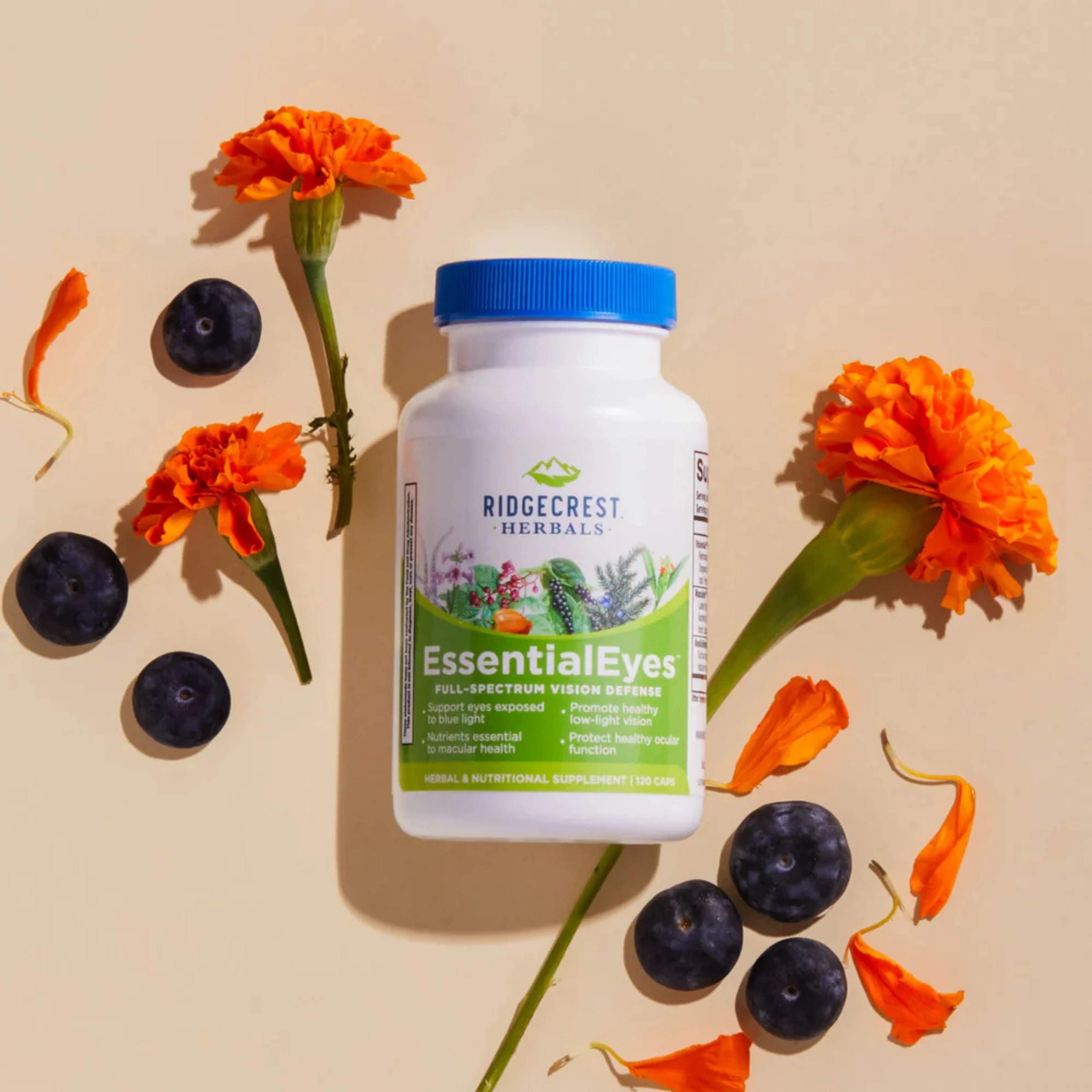 Ridgecrest Herbals, EssentialEyes, 120 Capsules
