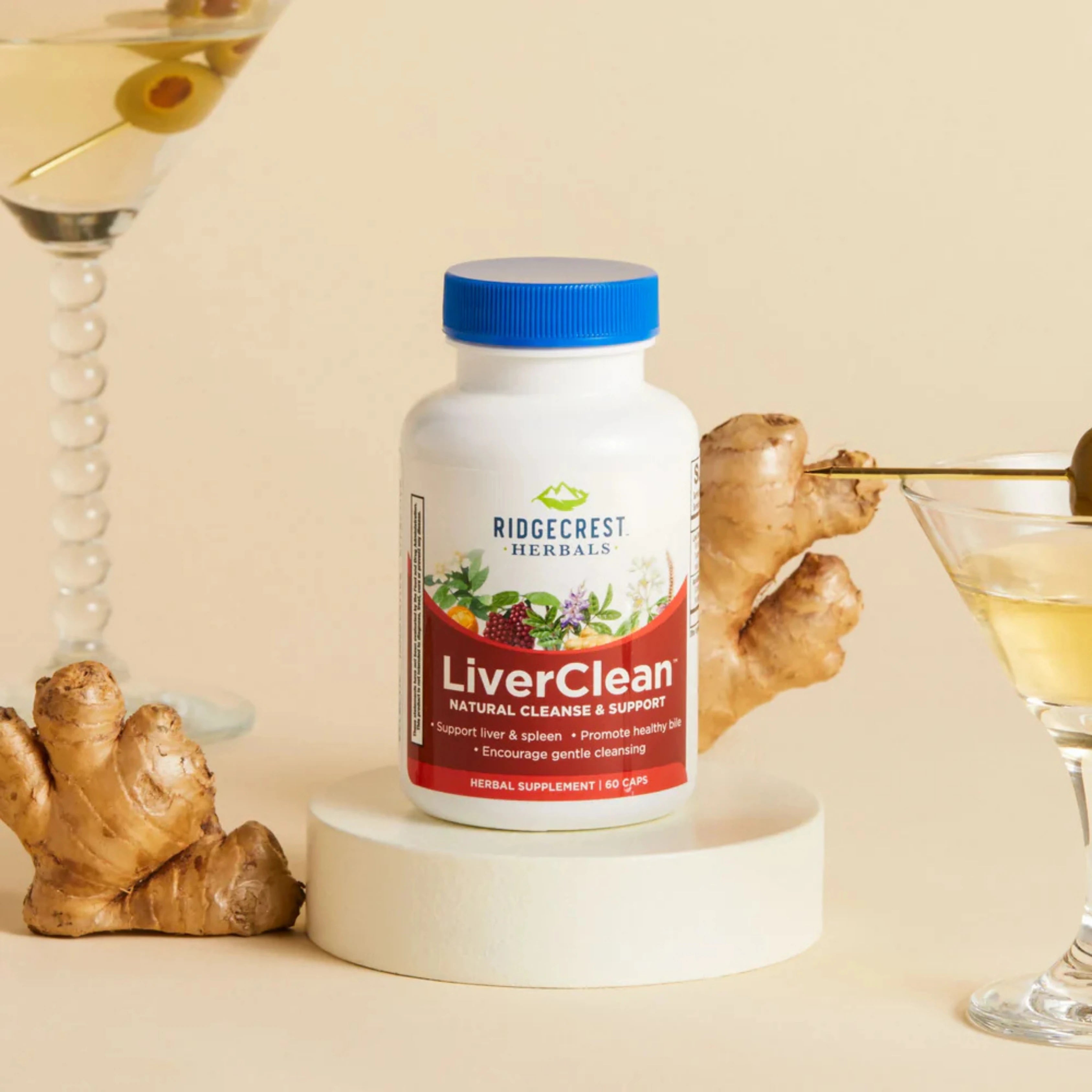 Ridgecrest Herbals, LiverClean, 60 Capsules
