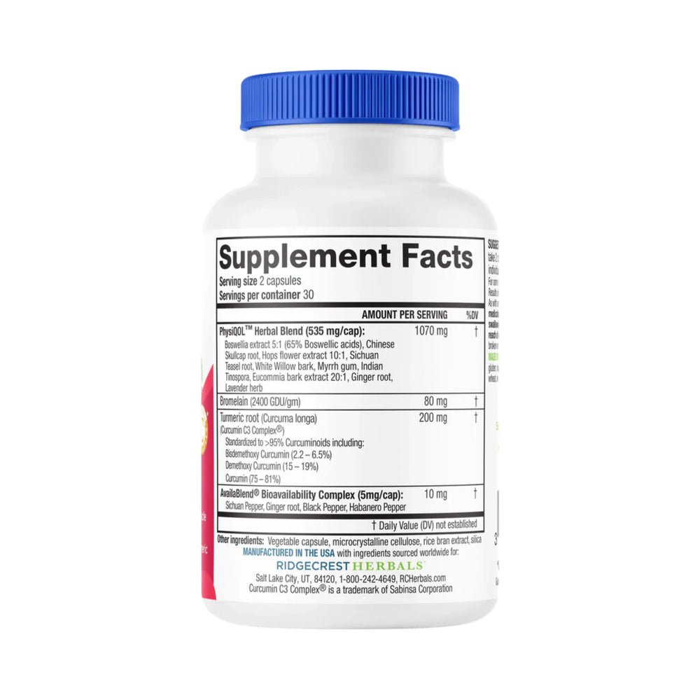 Ridgecrest Herbals, PhysiQOL, 60 Capsules