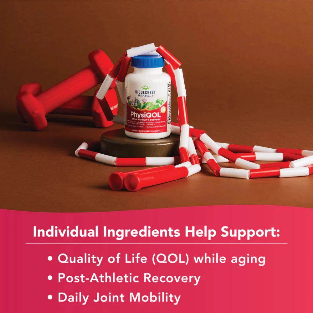 Ridgecrest Herbals, PhysiQOL, 60 Capsules