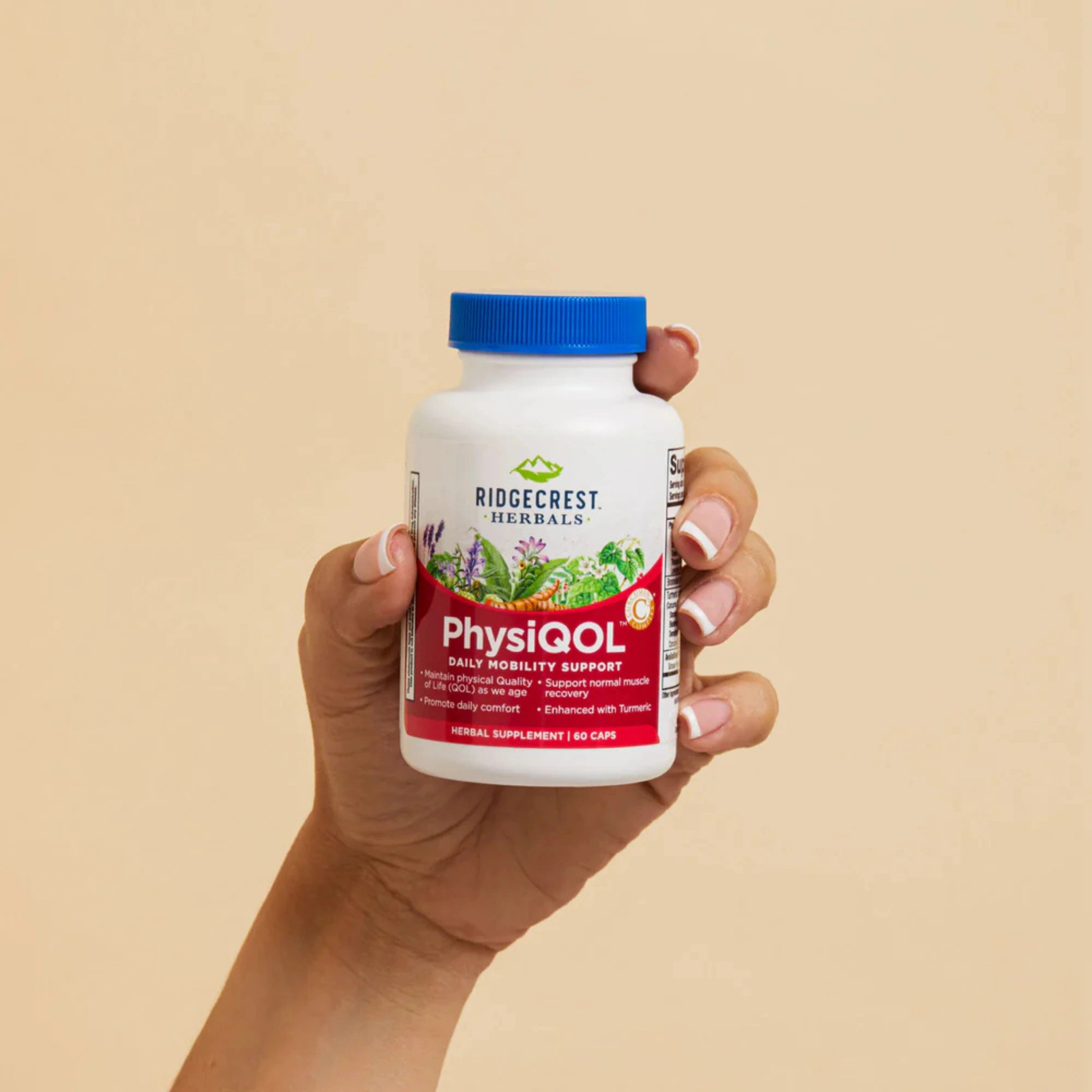 Ridgecrest Herbals, PhysiQOL, 60 Capsules