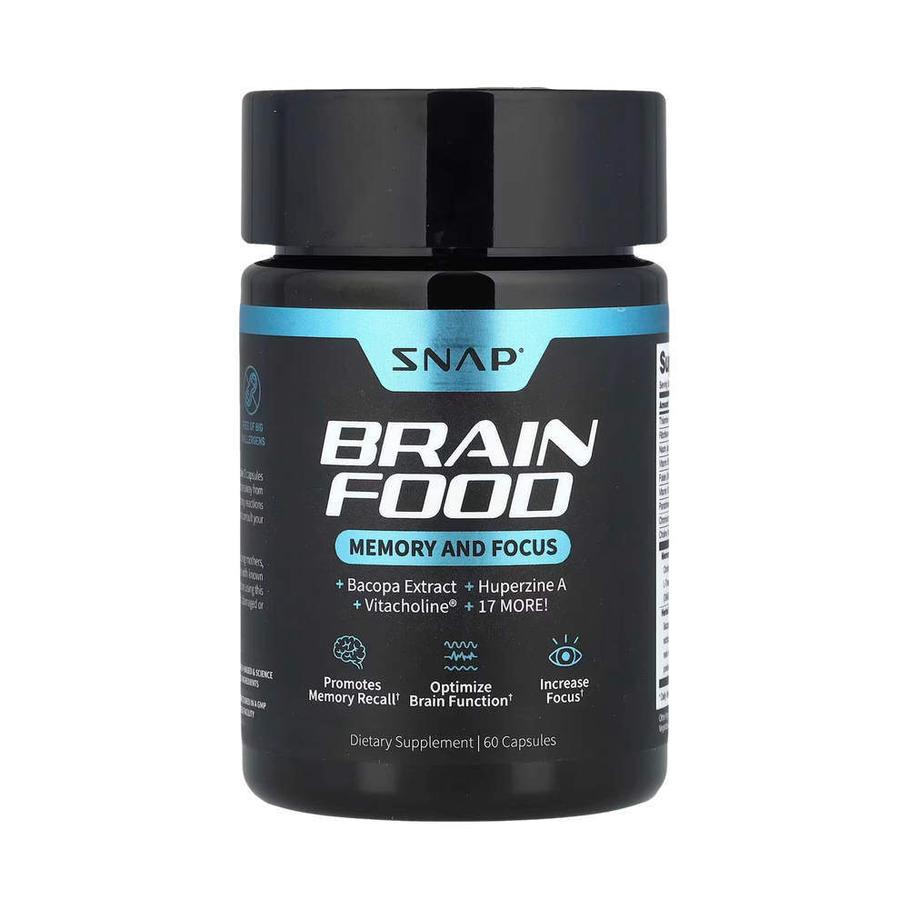 Snap Supplements, Brain Food, 60 Capsules