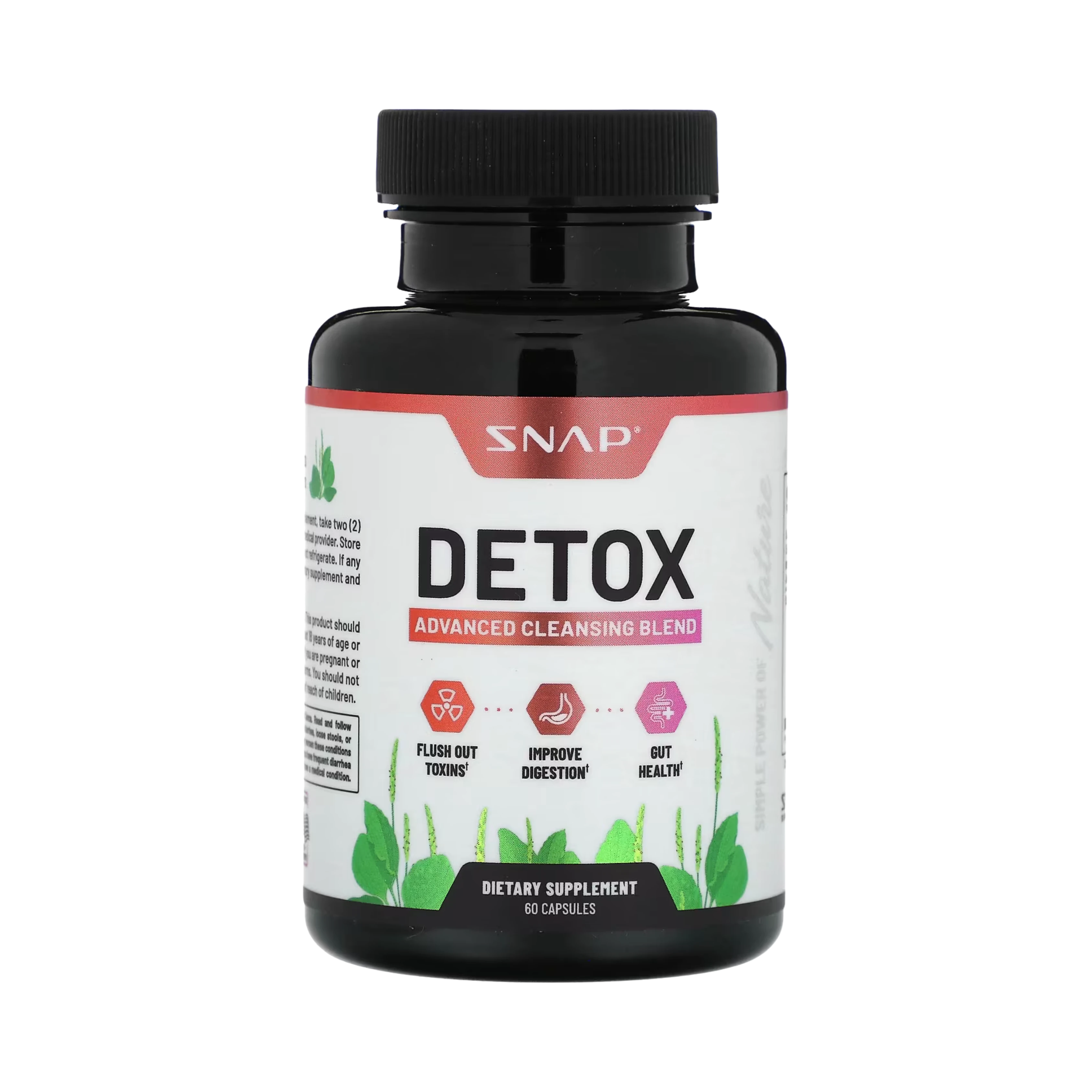 Snap Supplements, Detox, Advanced Cleansing Blend, 60 Capsules