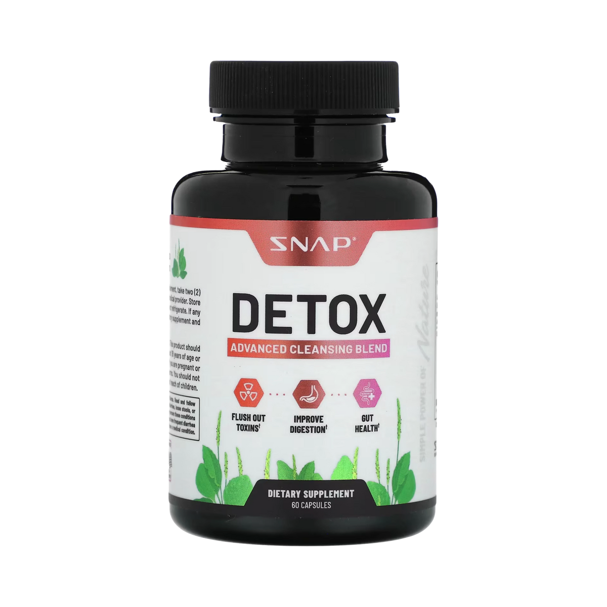 Snap Supplements, Detox, Advanced Cleansing Blend, 60 Capsules