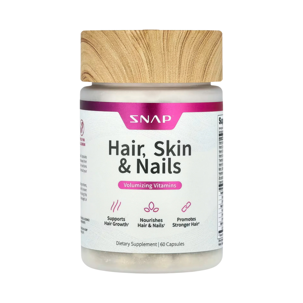 Snap Supplements, Hair, Skin & Nails, 60 Capsules