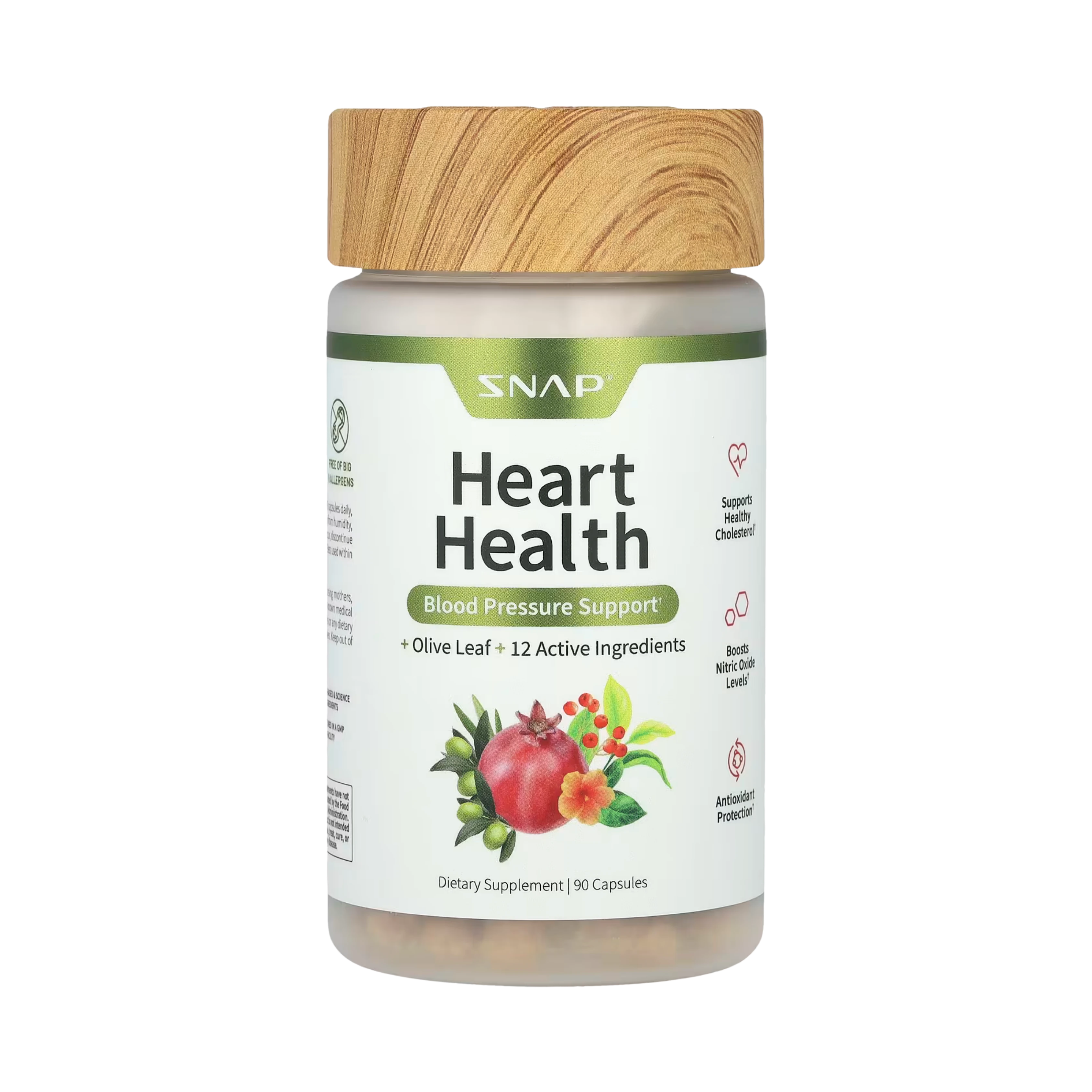 Snap Supplements, Heart Health, 90 Capsules