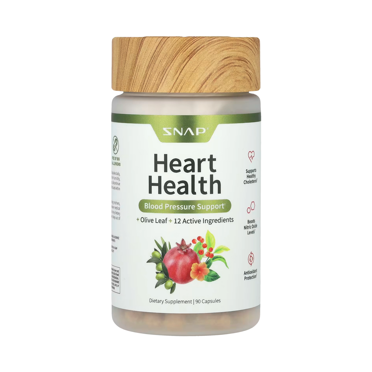 Snap Supplements, Heart Health, 90 Capsules