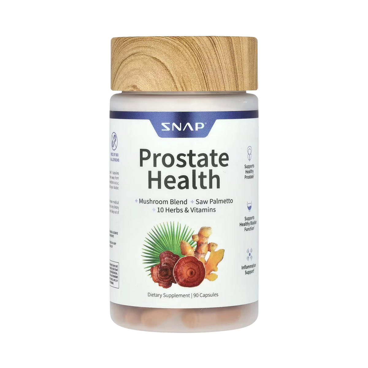 Snap Supplements, Prostate Health, 90 Capsules