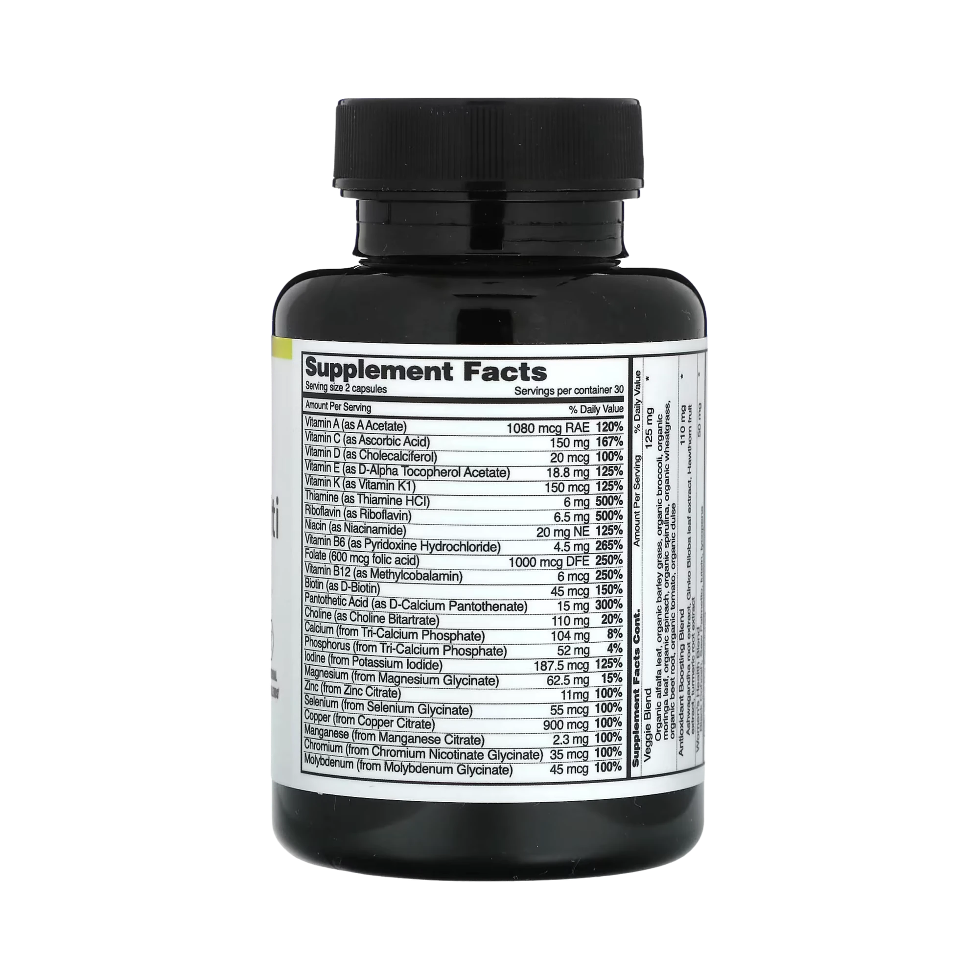 Snap Supplements, Women's Daily Multi Vitamin, 60 Capsules
