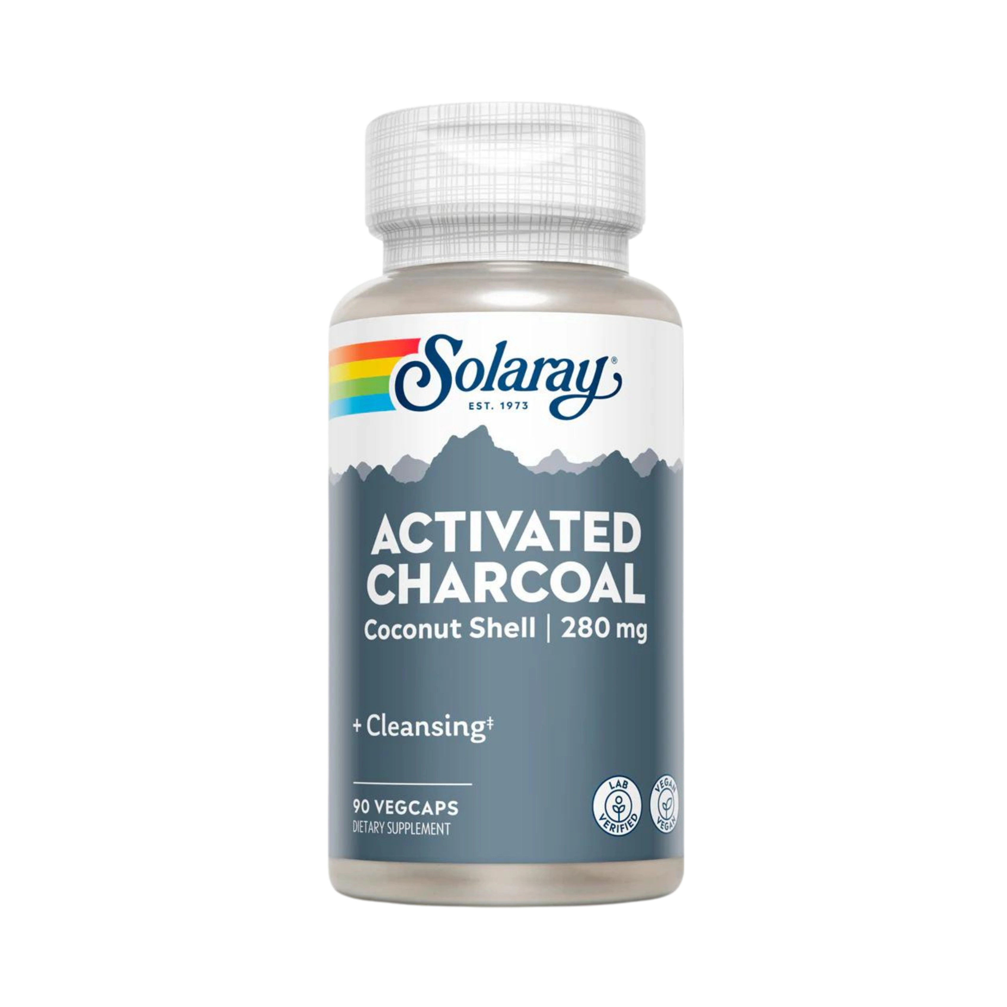 Solaray, Activated Charcoal, 90 Capsules