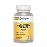 Solaray, Magnesium Citrate, 400 Mg, 90 Capsules