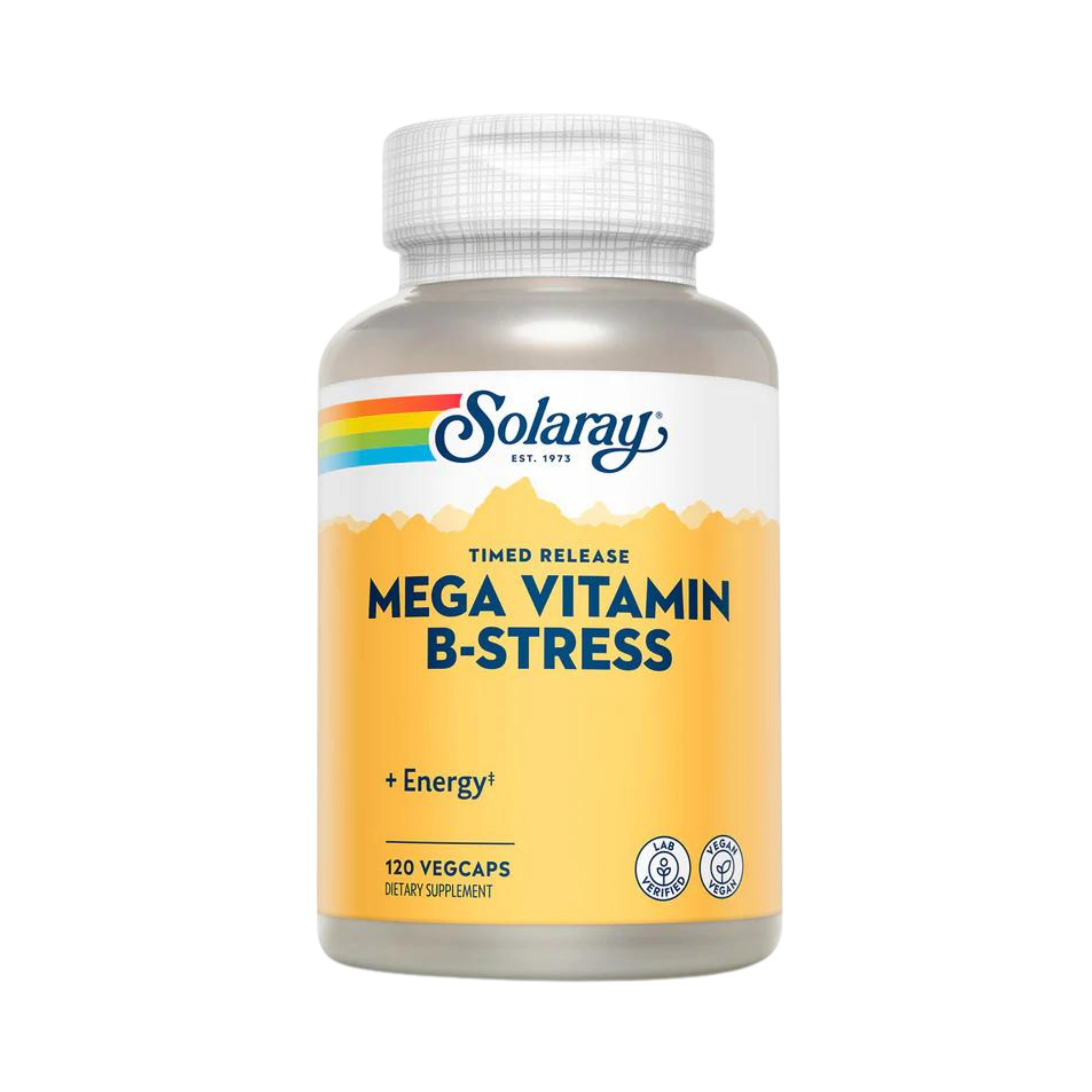 Solaray, Mega Vitamin B-Stress, 120 Capsules