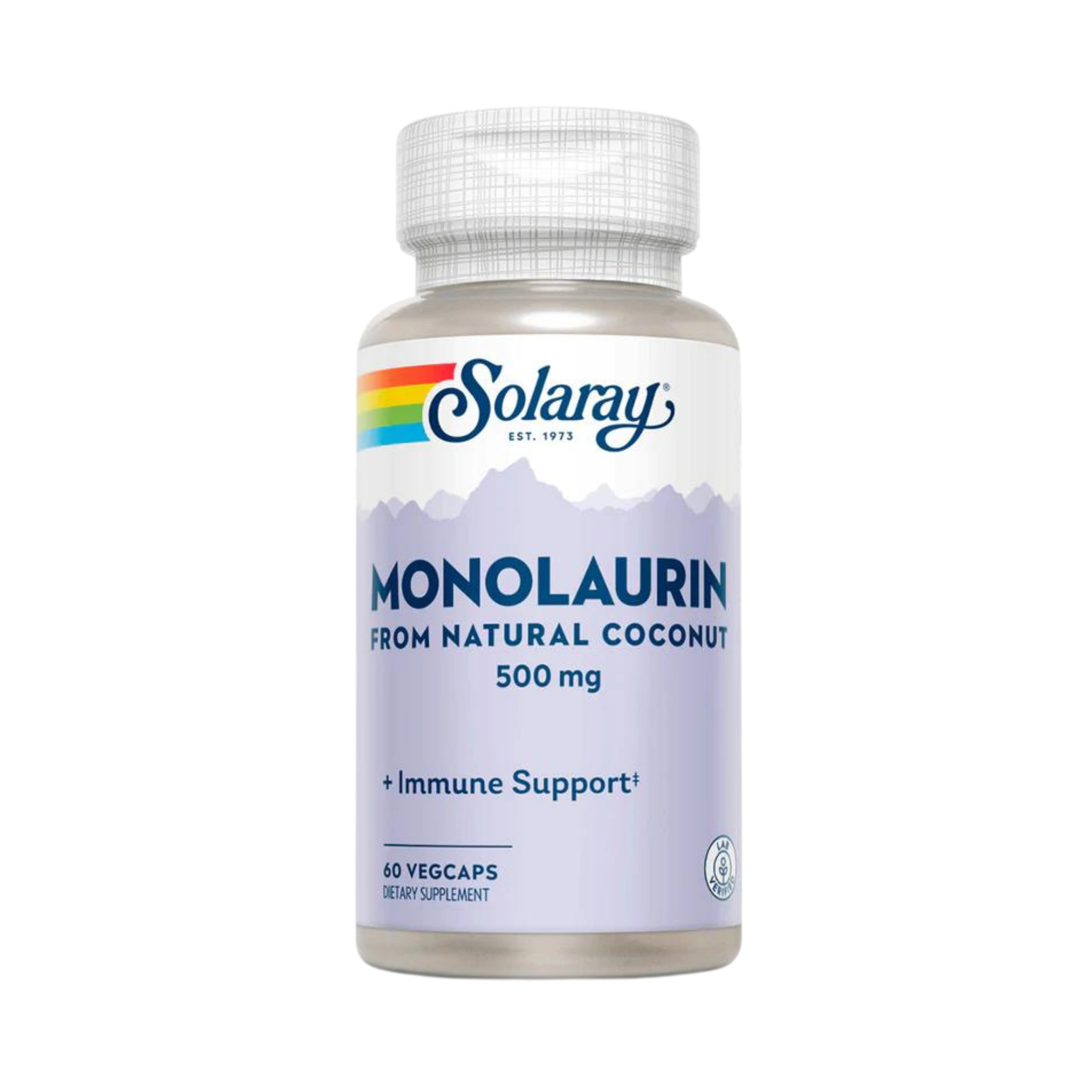 Solaray, Monolaurin, 500 Mg, 60 Capsules
