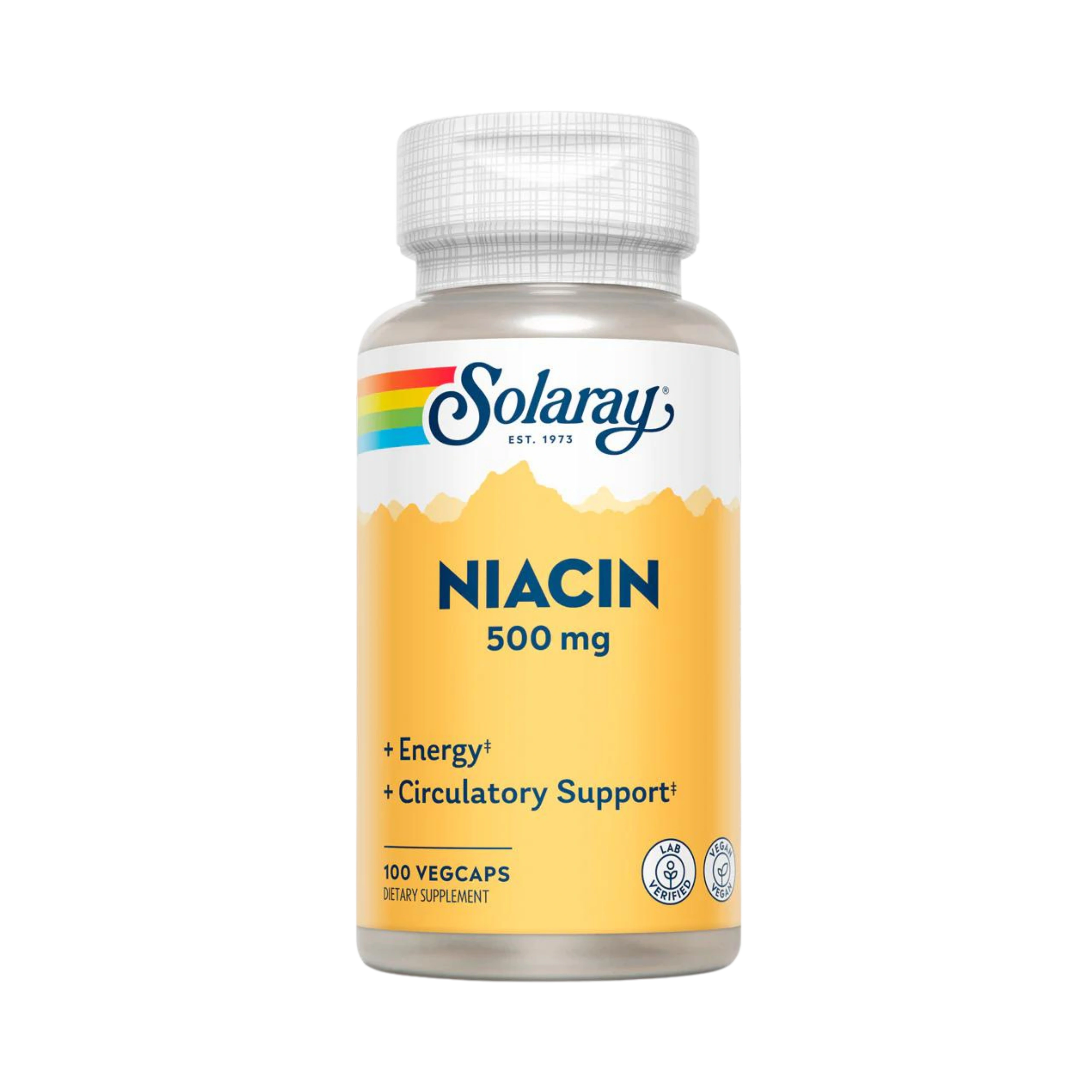 Solaray, Niacin, 500 Mg, 100 Capsules
