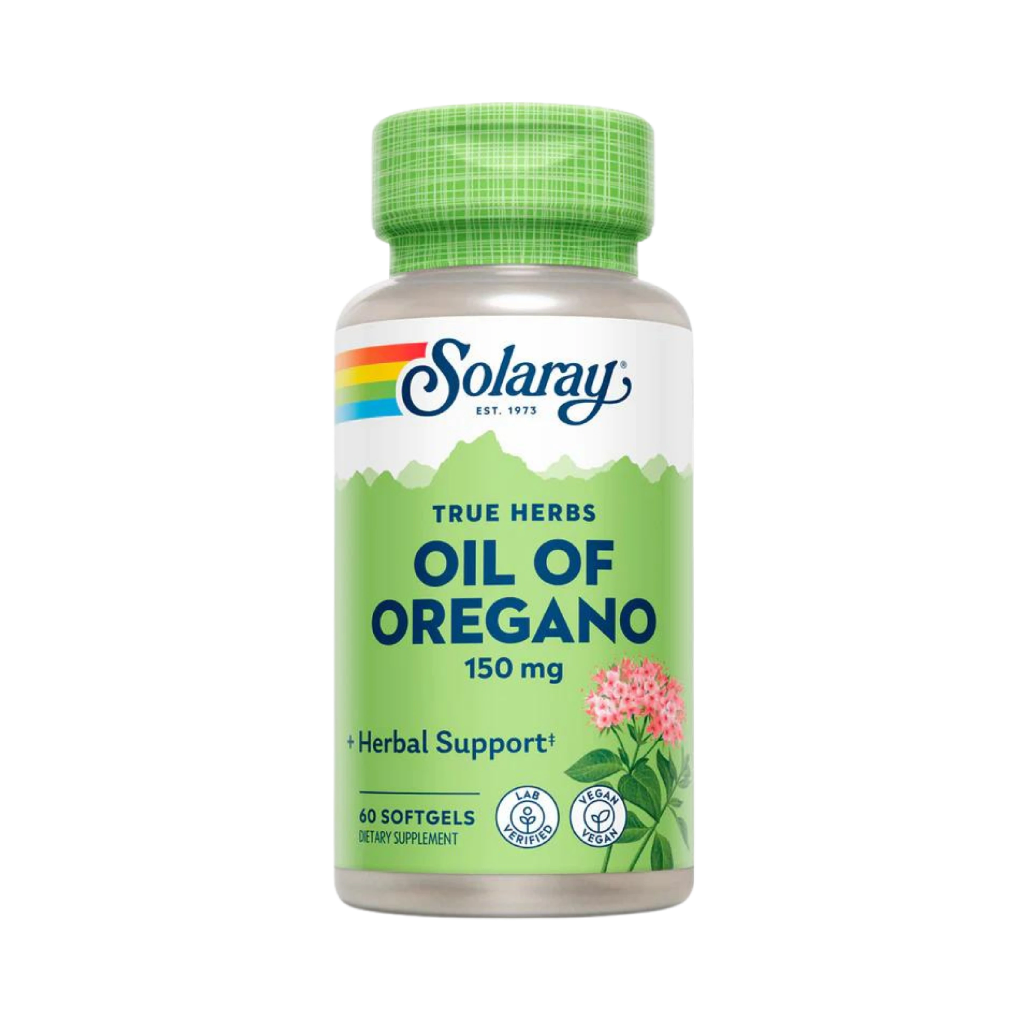Solaray, Oil Of Oregano, 150 Mg, 60 Softgels