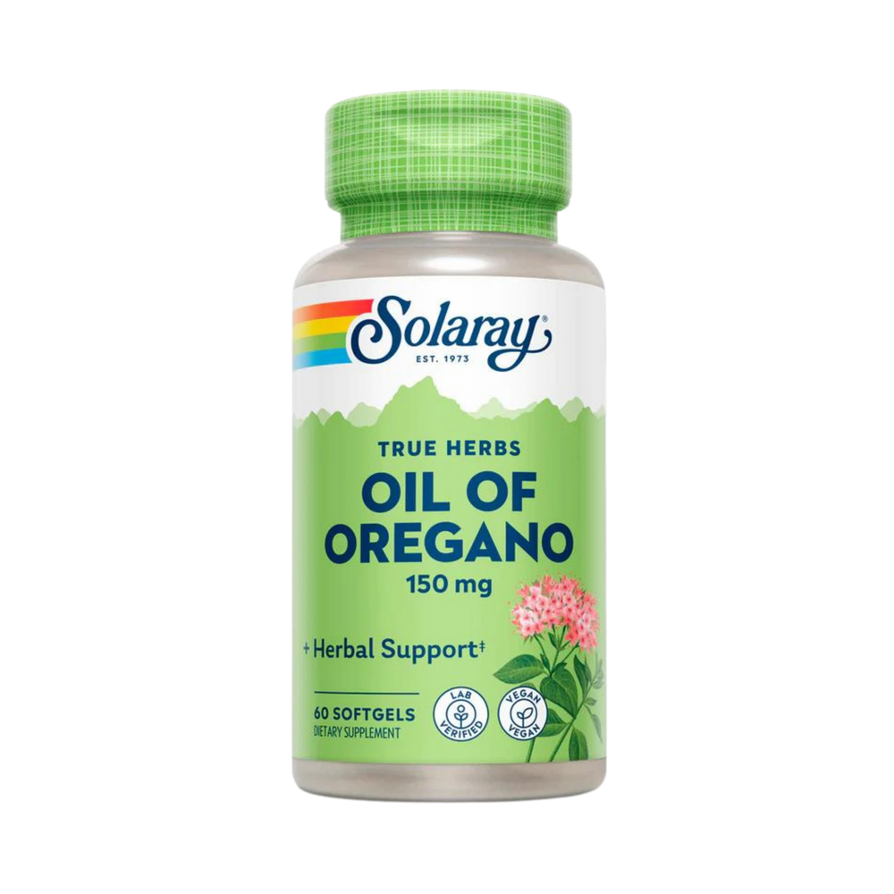Solaray, Oil Of Oregano, 150 Mg, 60 Softgels