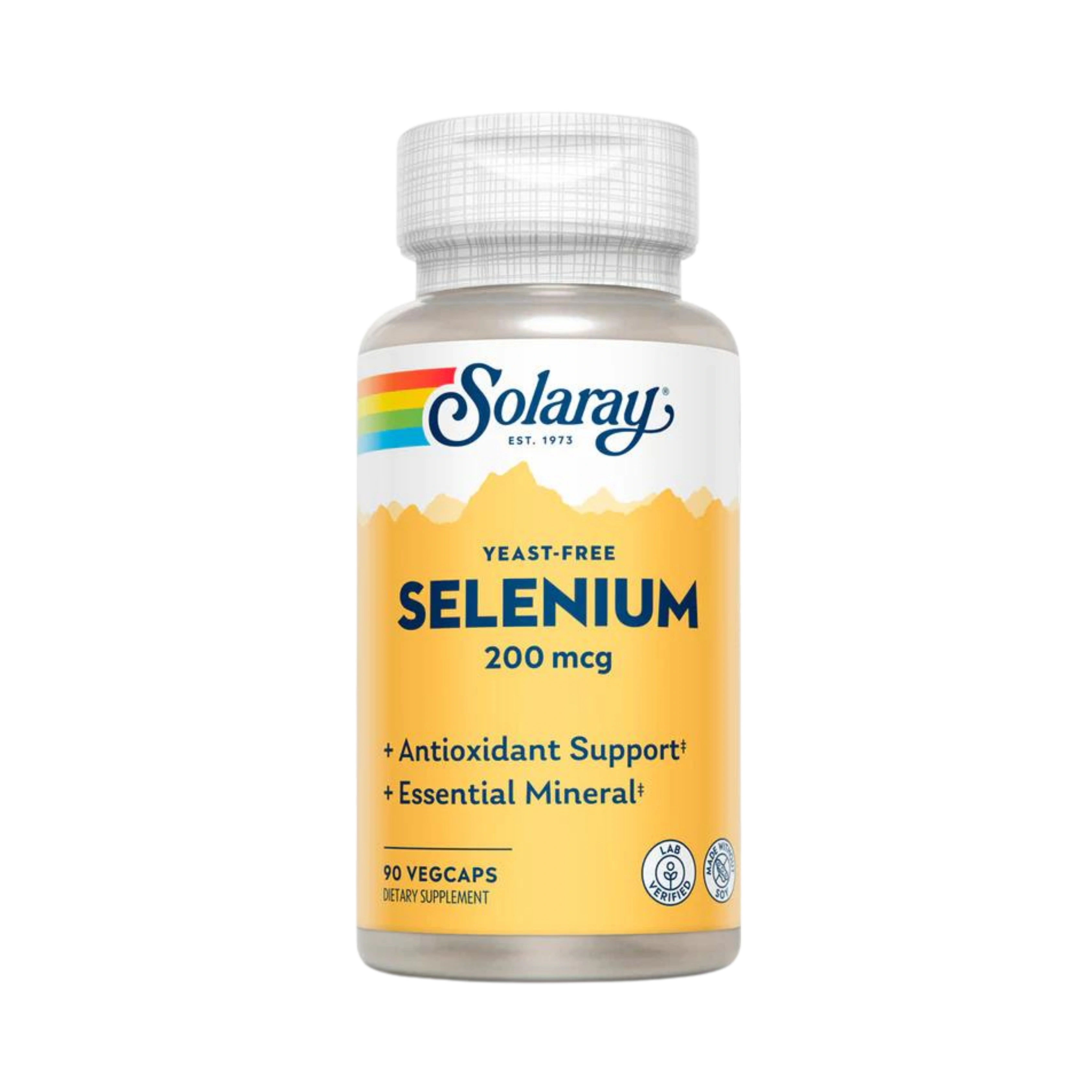 Solaray, Selenium, 200 Mg, 90 Capsules
