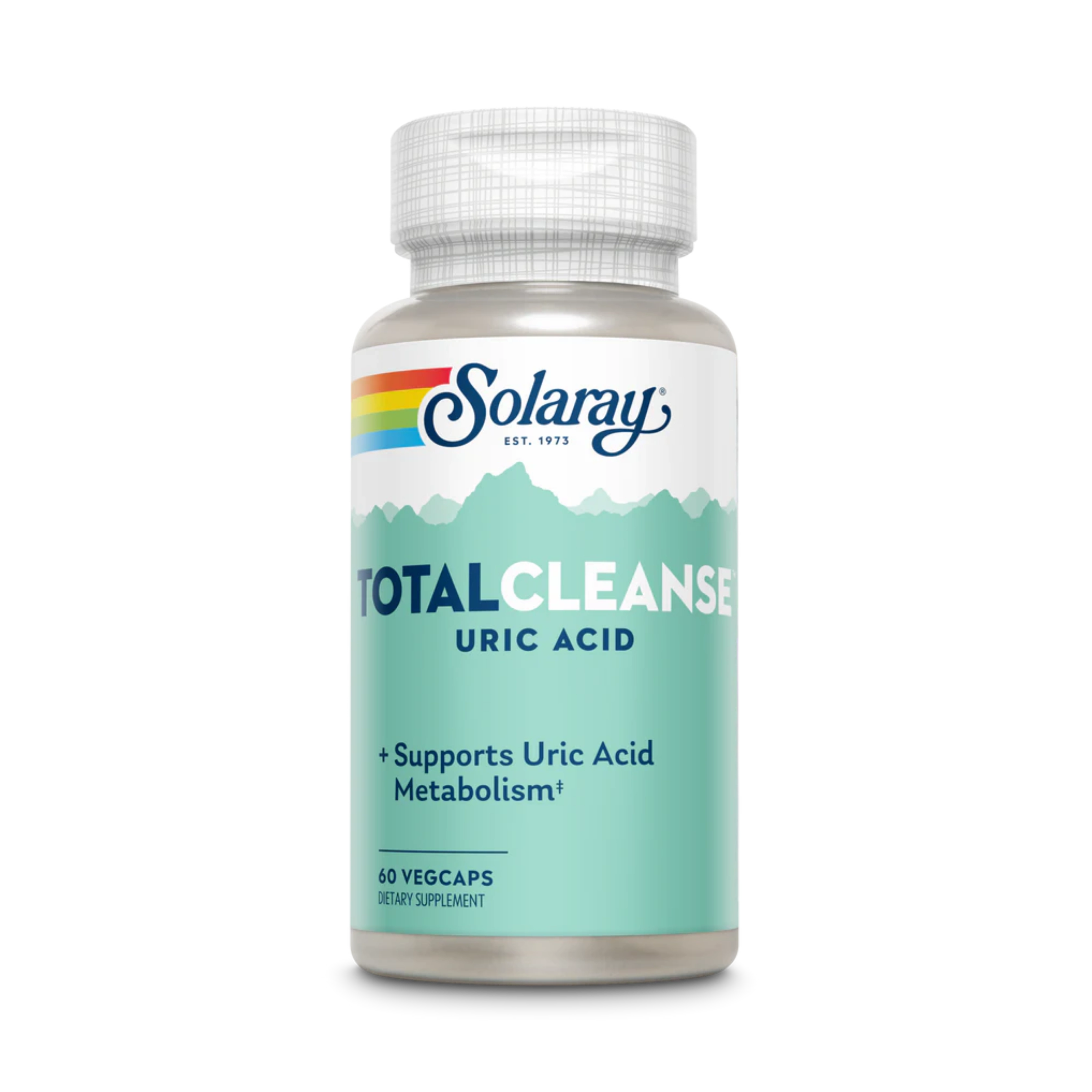 Solaray, Total Cleanse Uric Acid, 60 Capsules