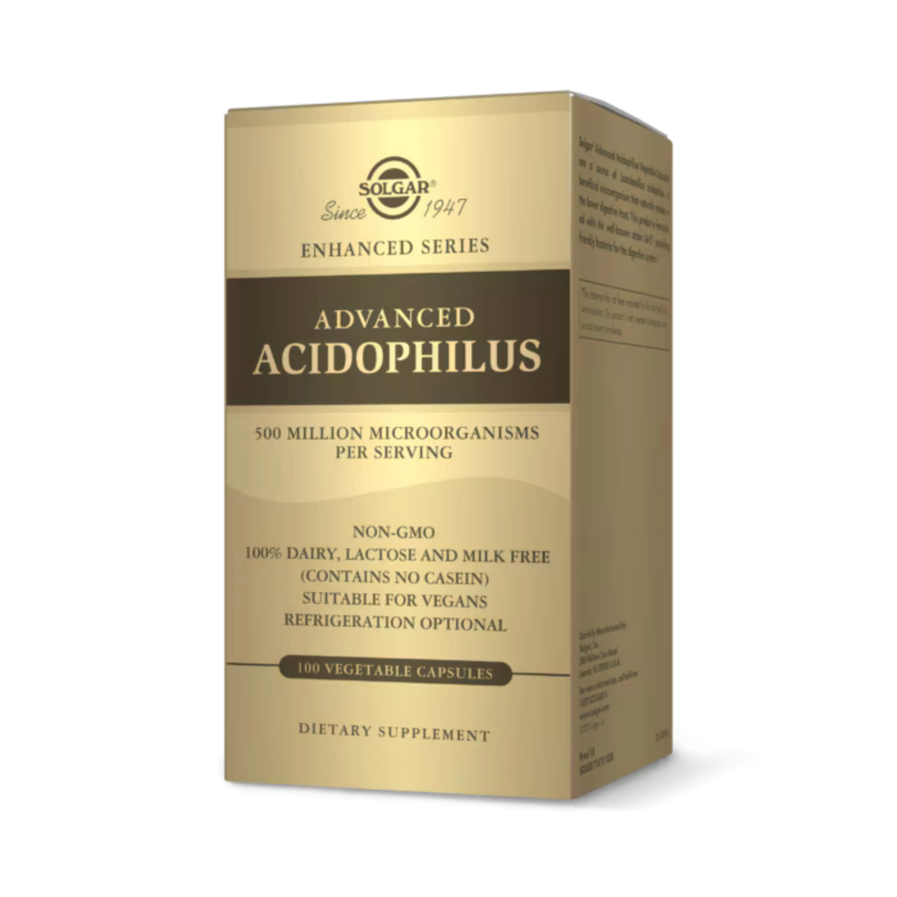 Solgar, Advanced Acidophilus, 100 Vegetable Capsules