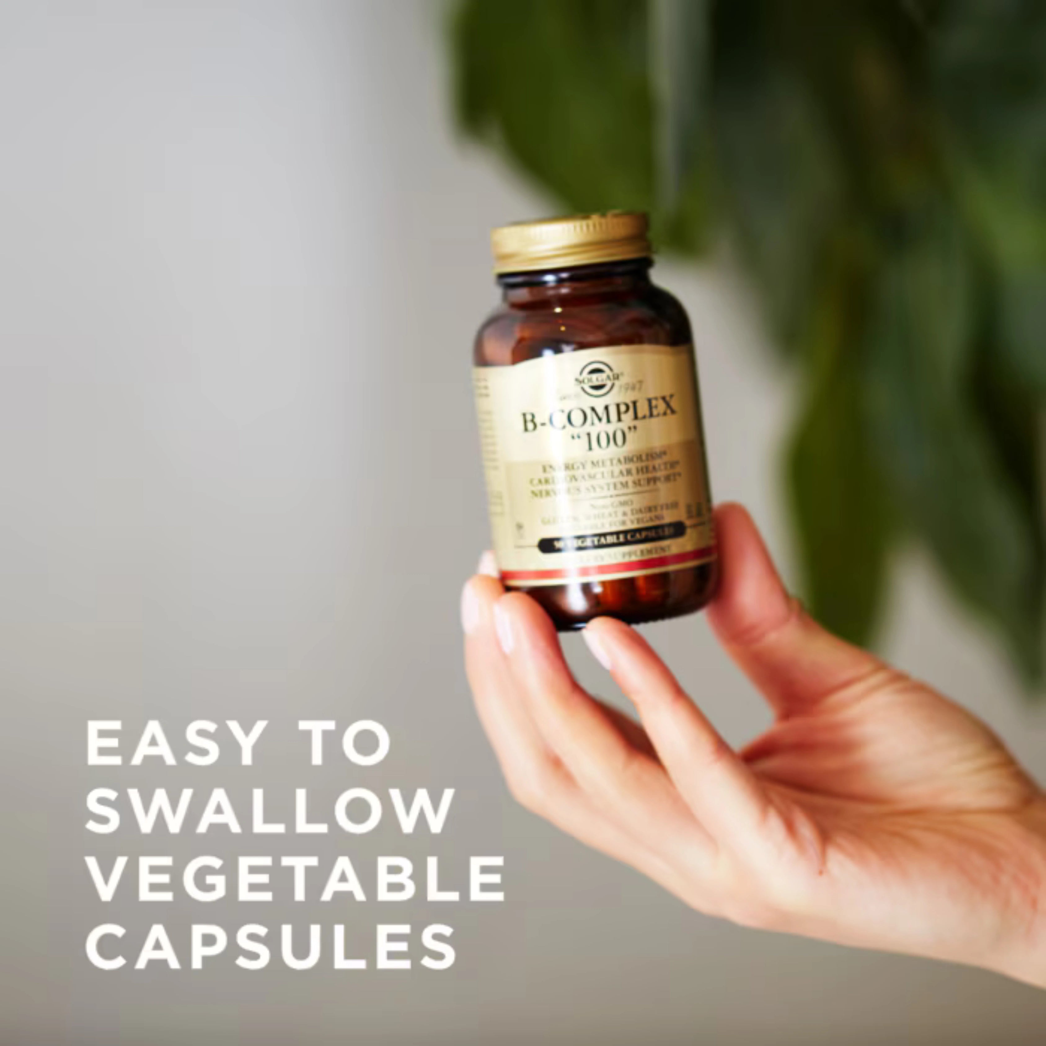 Solgar, B Complex "100", 50 Vegetable Capsules