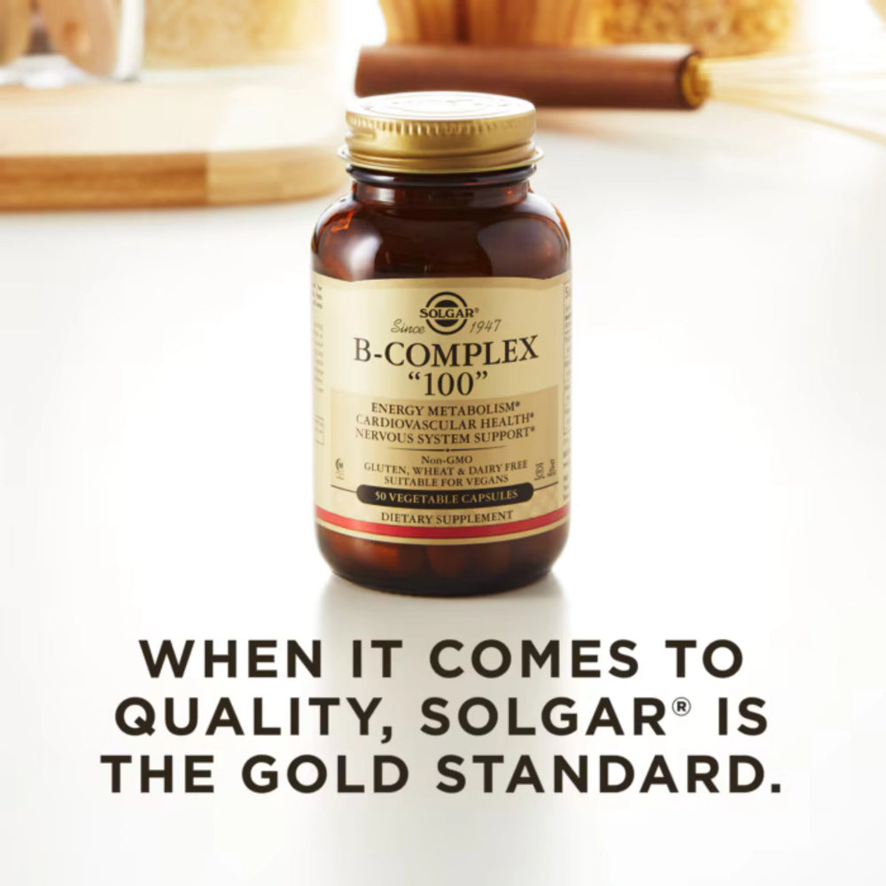 Solgar, B Complex "100", 50 Vegetable Capsules