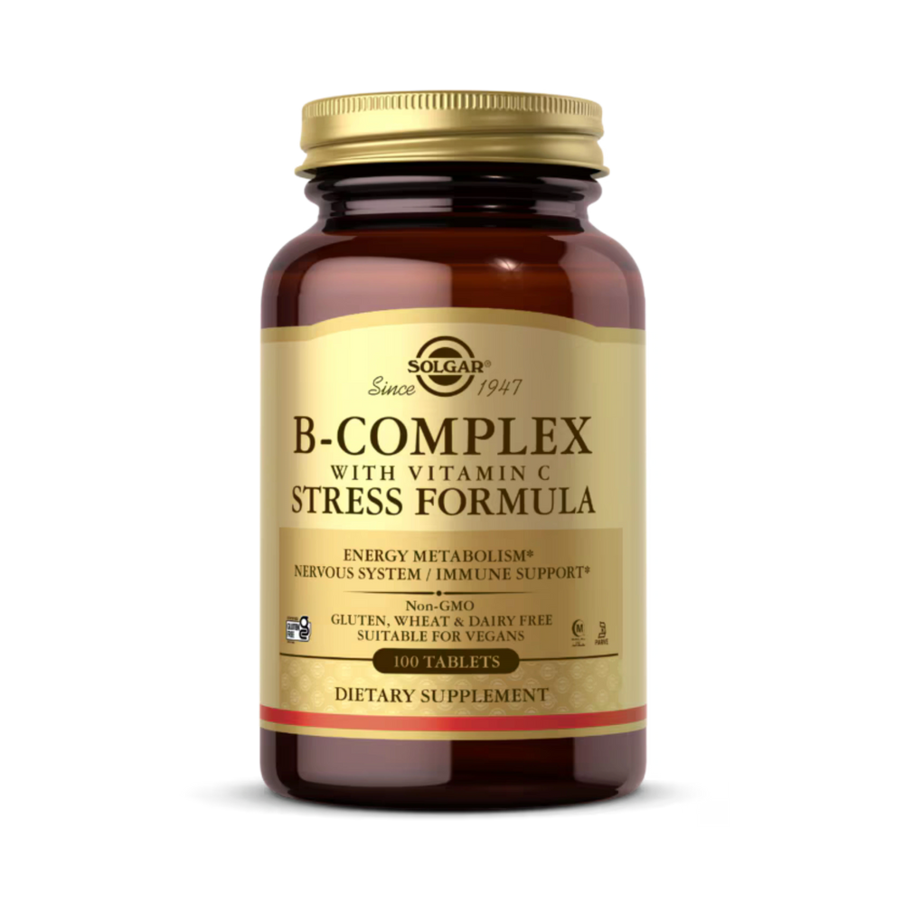 Solgar, B-Complex with Vitamin C Stress Formula, 100 Tablets