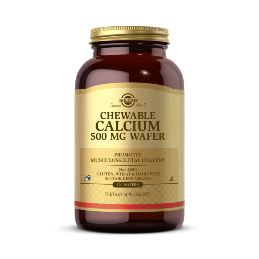 Solgar, Chewable Calcium, 500 Mg, 120 Wafers