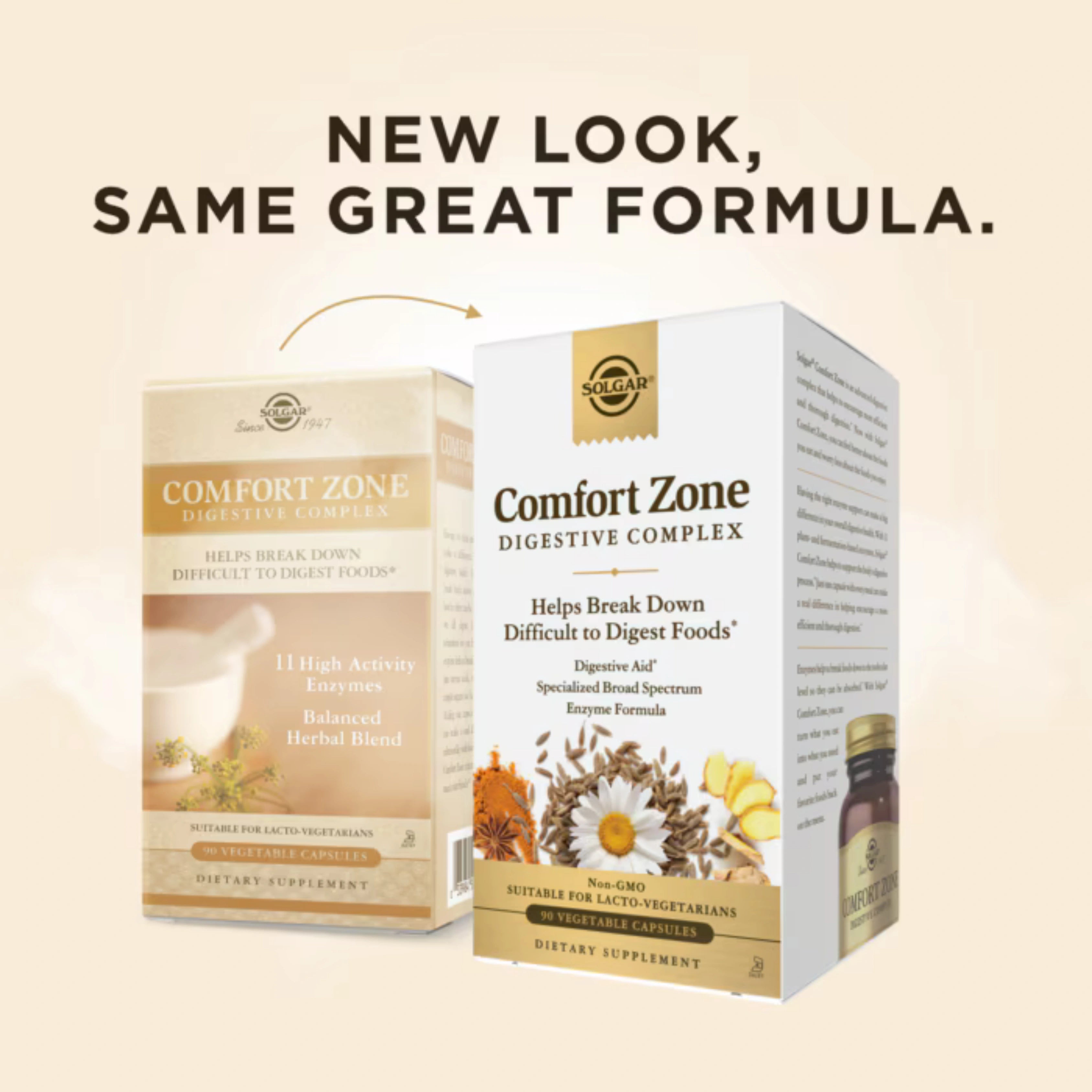 Solgar, Comfort Zone Digestive Complex, 90 Vegetable Capsules