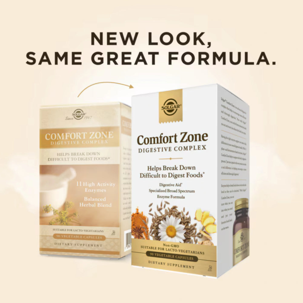 Solgar, Comfort Zone Digestive Complex, 90 Vegetable Capsules