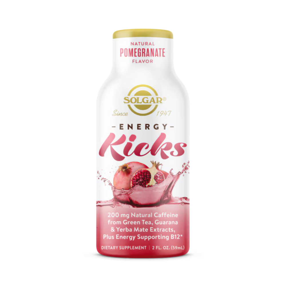 Solgar, Energy Kicks Natural Pomegranate Flavor, 12 Bottles