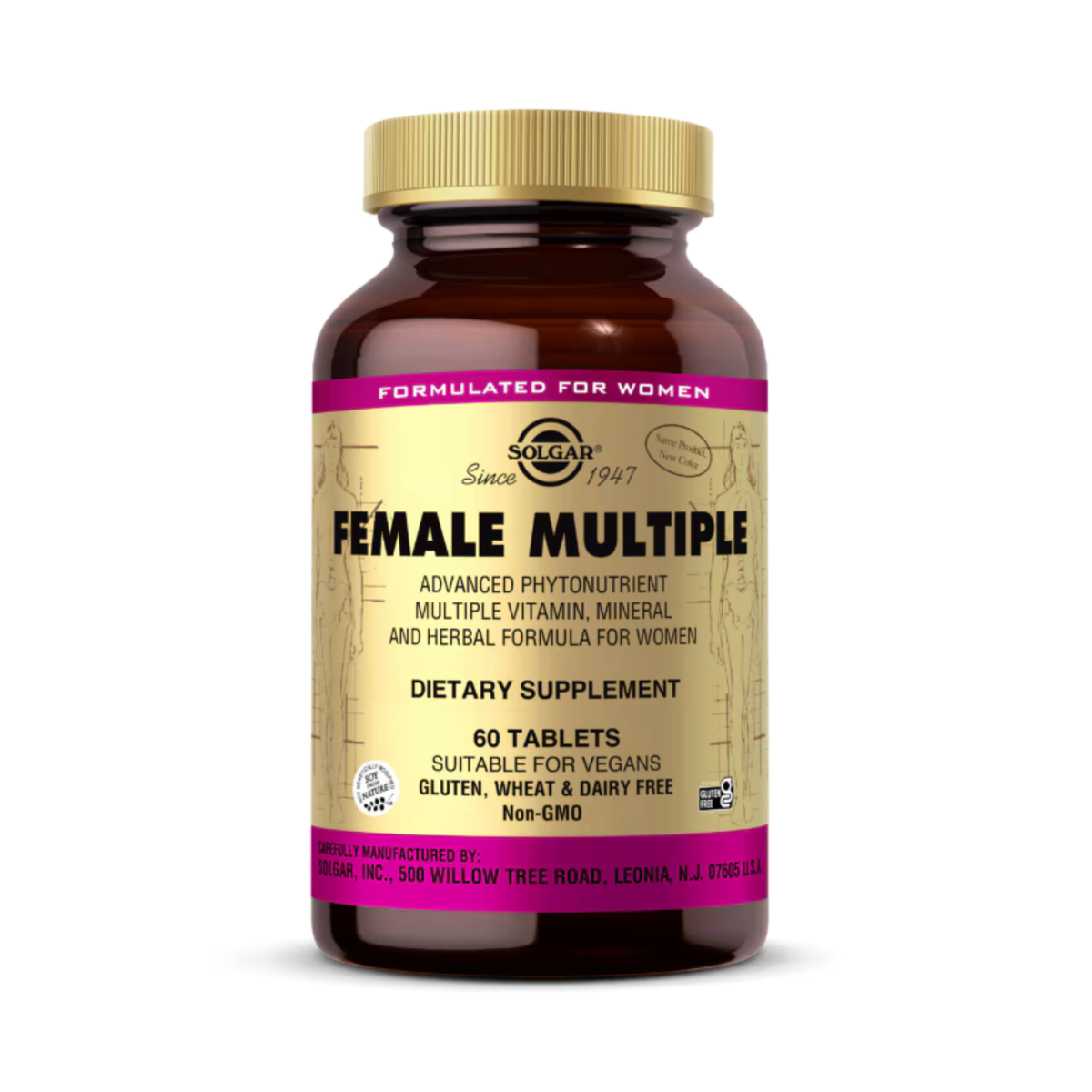 Solgar, Female Multiple, 60 Tablets