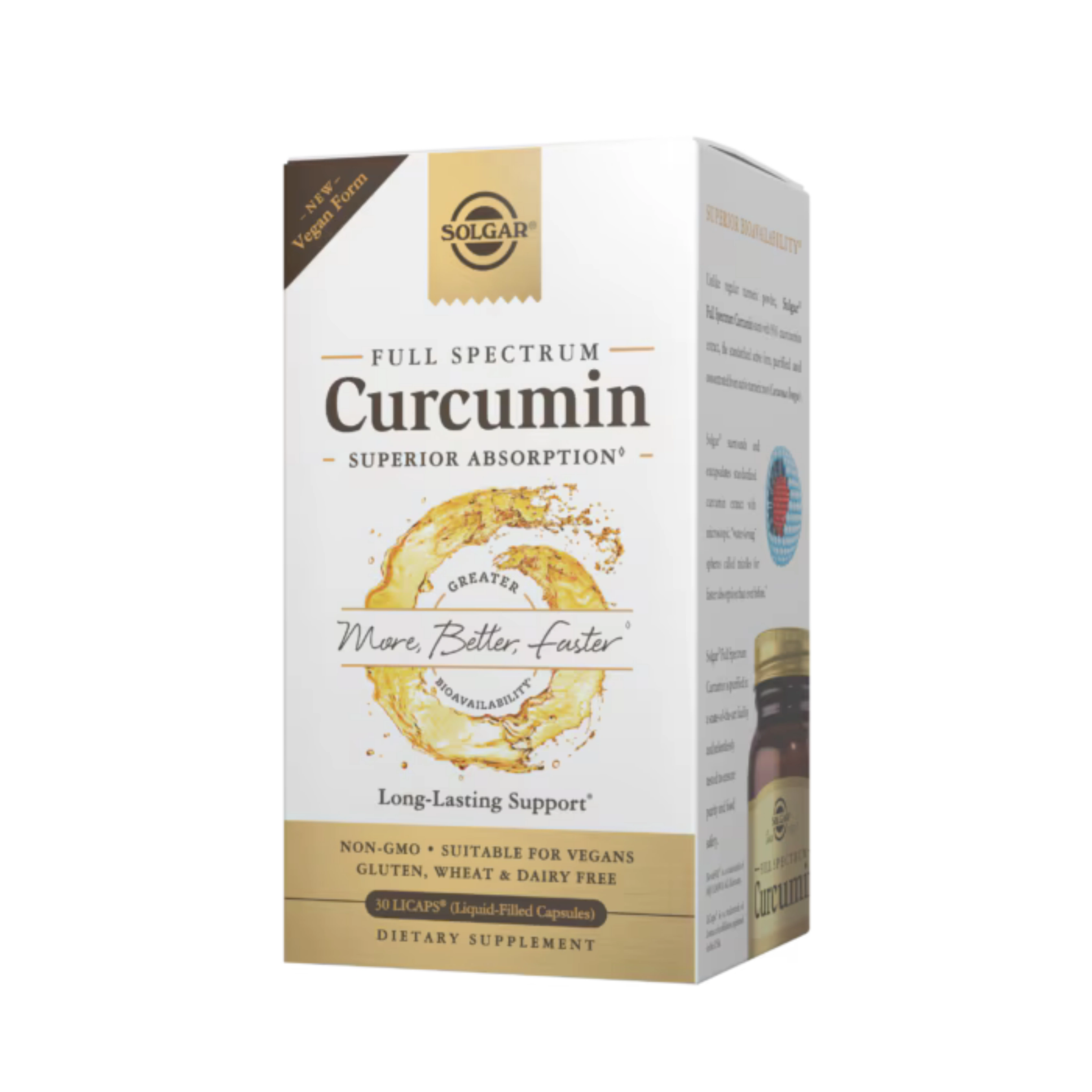Solgar, Full Spectrum Curcumin, 30 Liquid Filled Capsules