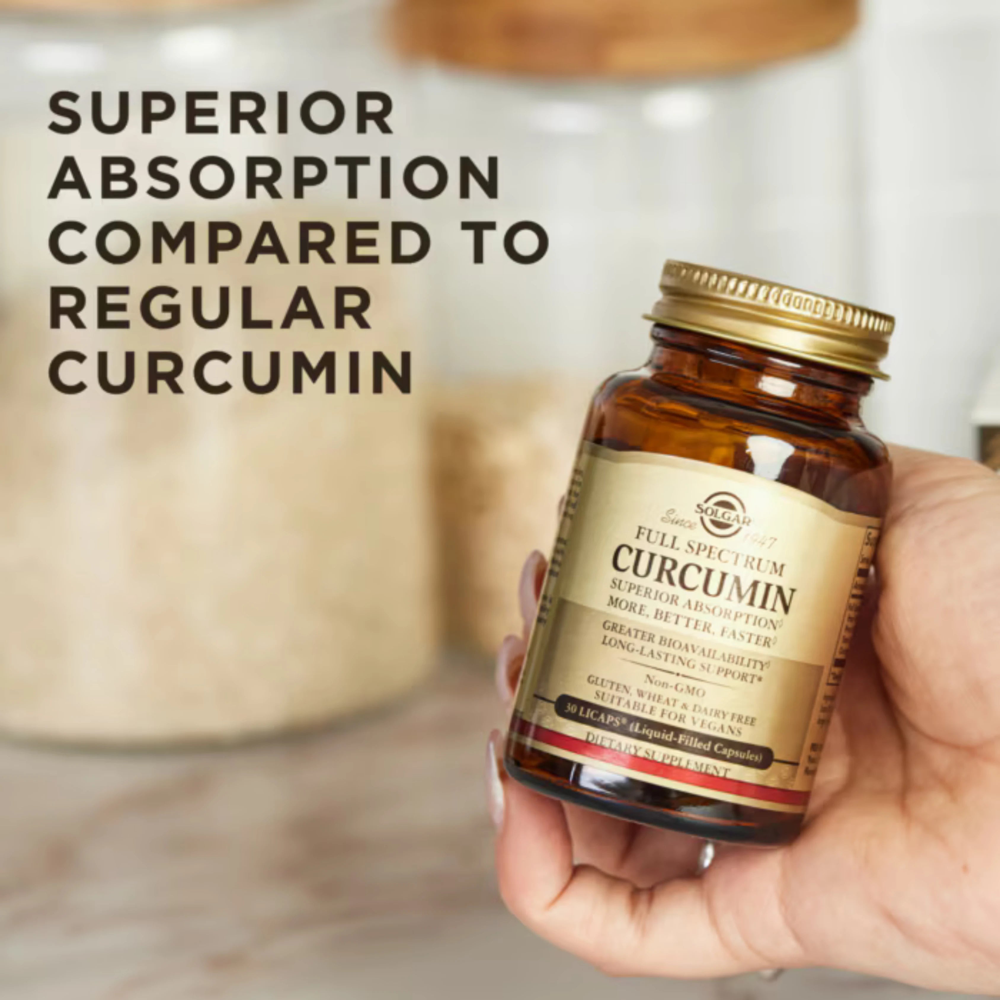 Solgar, Full Spectrum Curcumin, 30 Liquid Filled Capsules