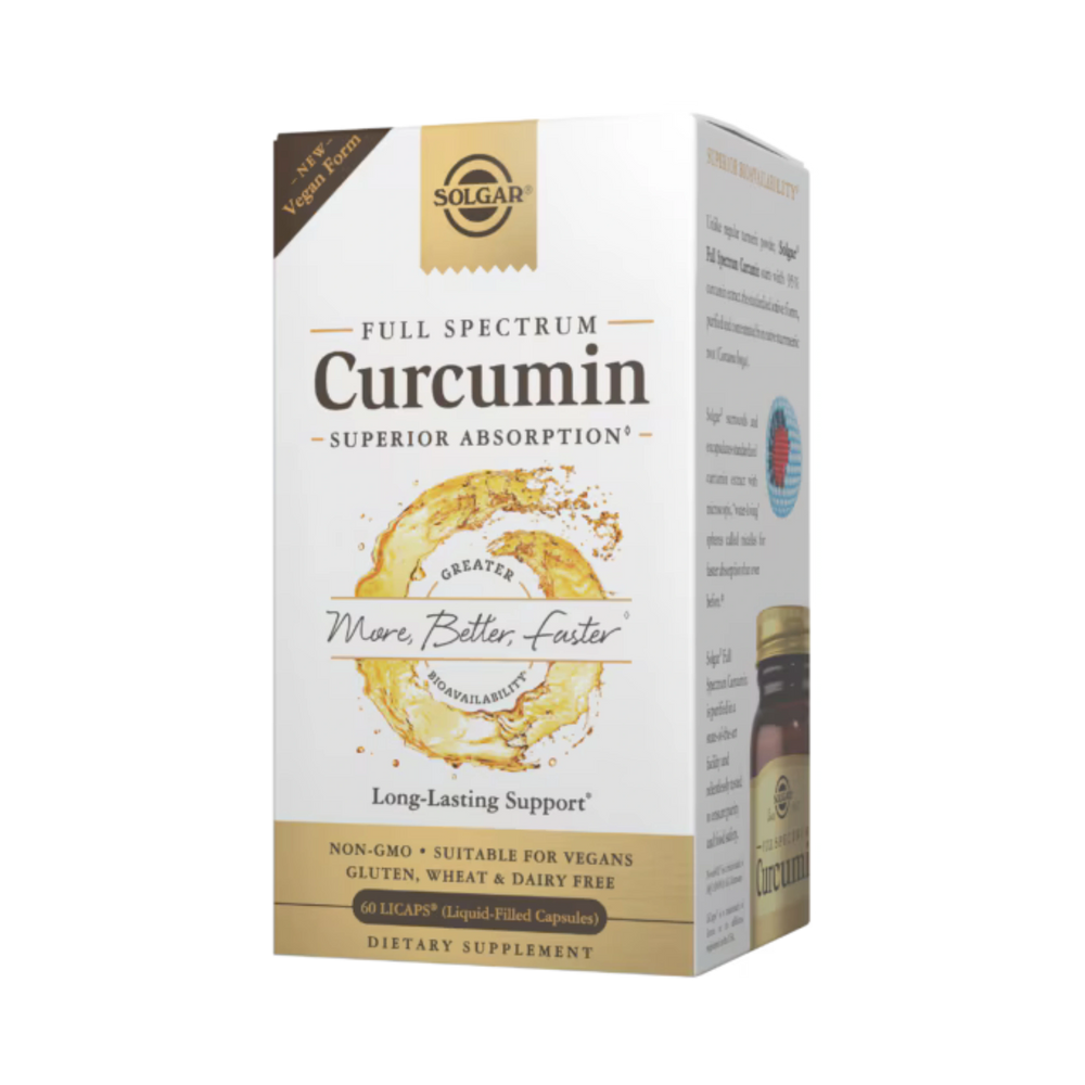 Solgar, Full Spectrum Curcumin, 60 Liquid Filled Capsules