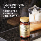 Solgar, Gentle Iron, 25 Mg, 180 Vegetable Capsules