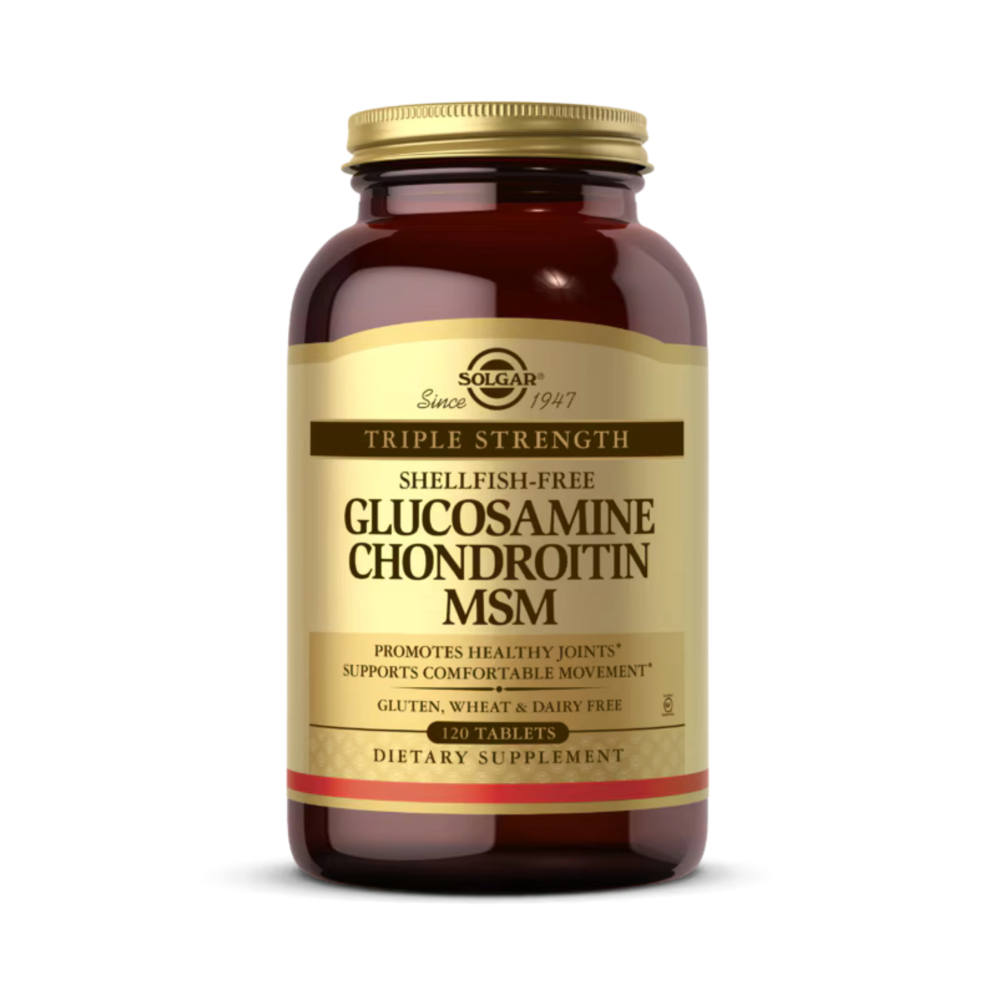 Solgar, Glucosamine Chondroitin MSM, Triple Strength, 120 Tablets