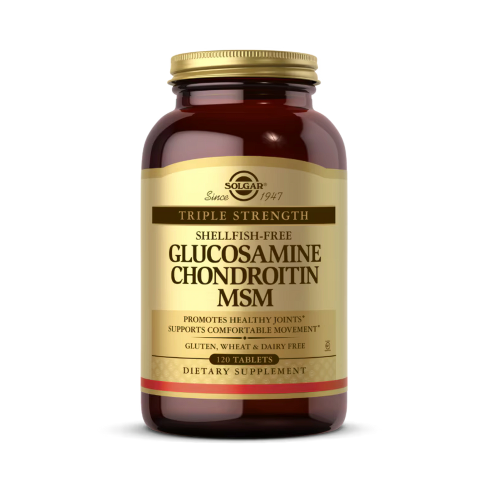 Solgar, Glucosamine Chondroitin MSM, Triple Strength, 120 Tablets