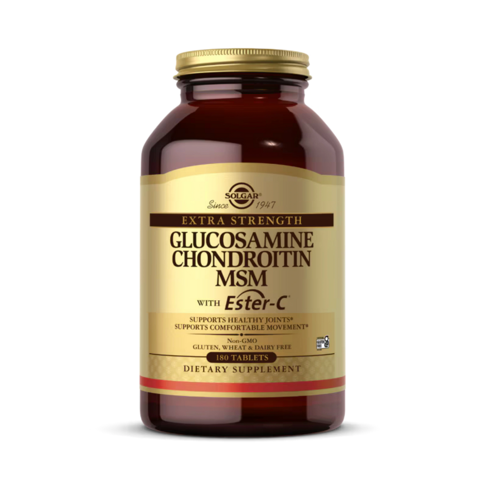 Solgar, Glucosamine Chondroitin MSM with Ester C, 180 Tablets