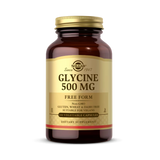 Solgar, Glycine, 500 Mg, 100 Vegetable Capsules