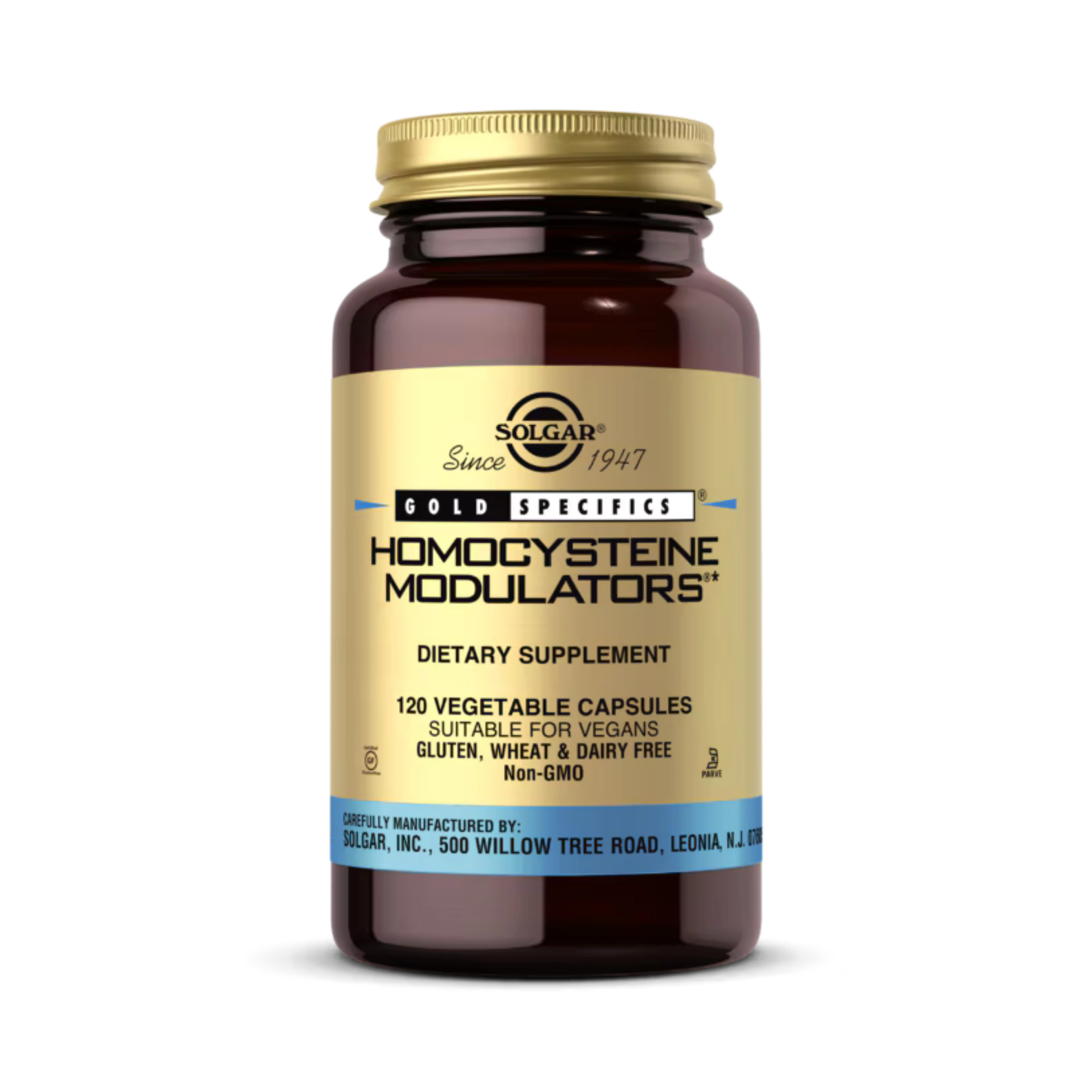 Solgar, Gold Specifics, Homocysteine Modulators, 120 Vegetable Capsules
