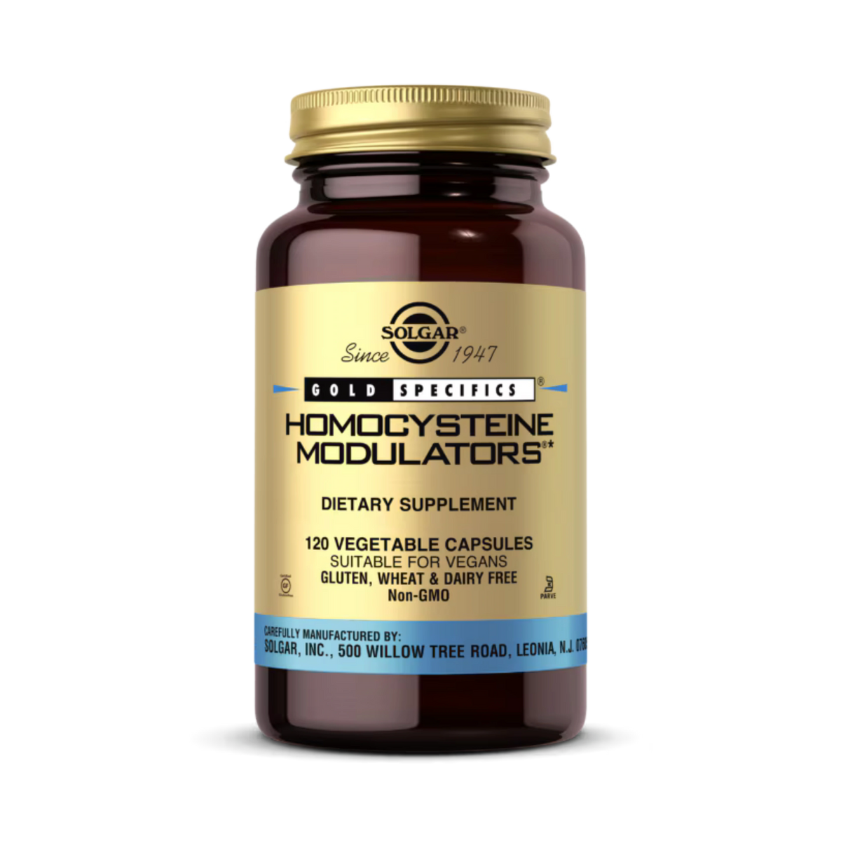 Solgar, Gold Specifics, Homocysteine Modulators, 120 Vegetable Capsules