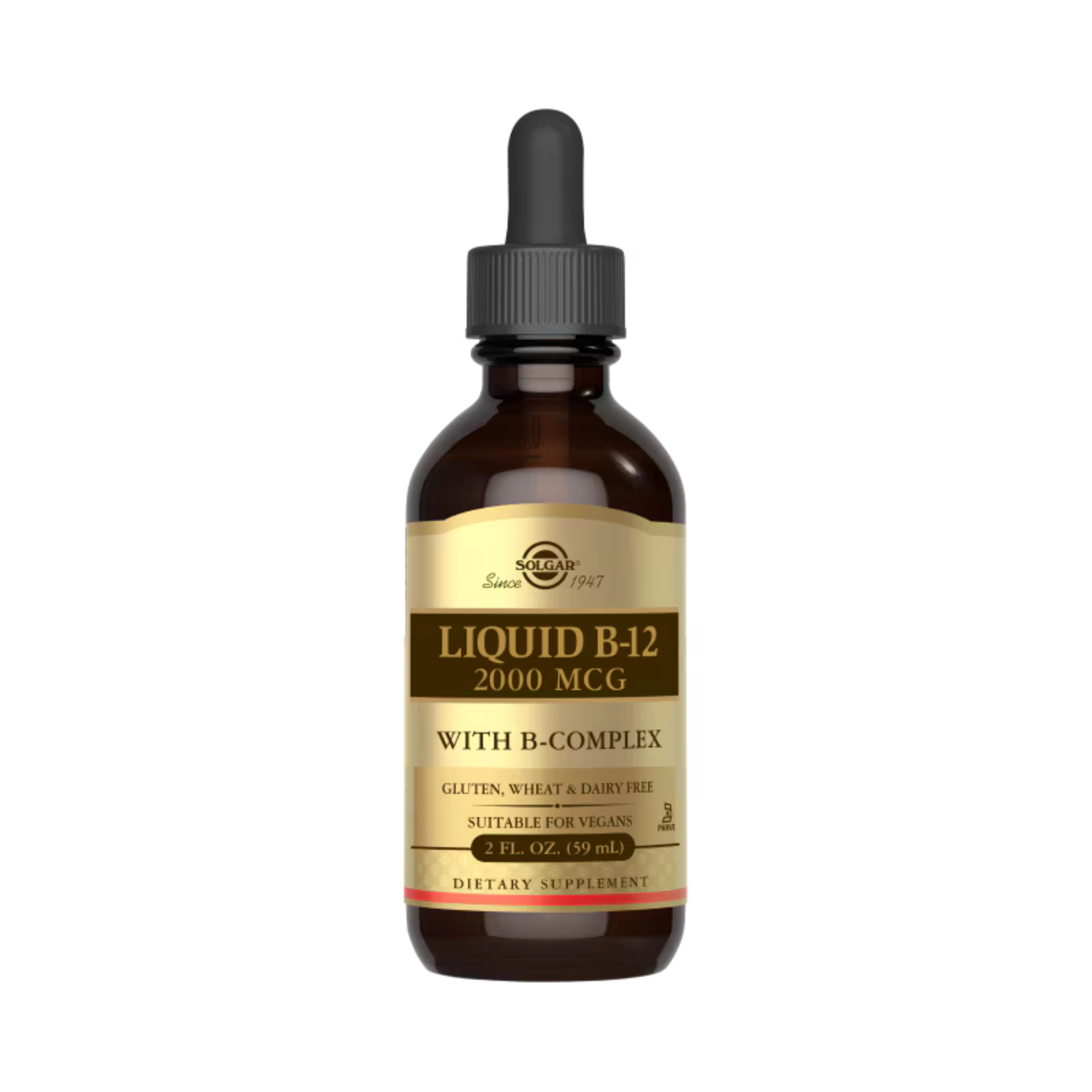 Solgar, Liquid B-12, Sublingual, 2,000 Mcg, 2 Fl Oz