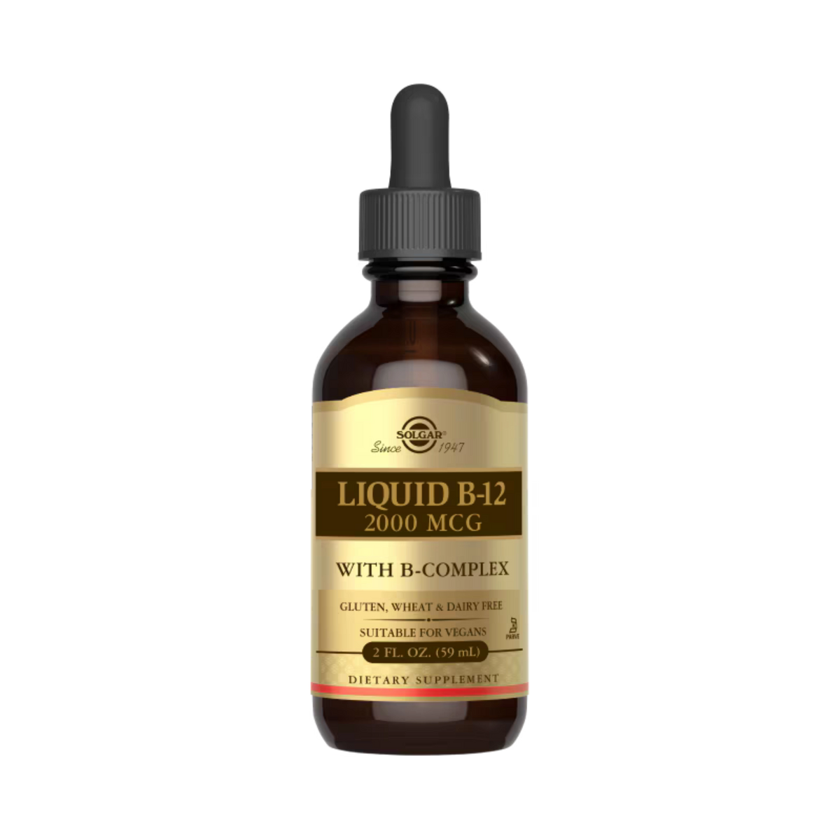 Solgar, Liquid B-12, Sublingual, 2,000 Mcg, 2 Fl Oz