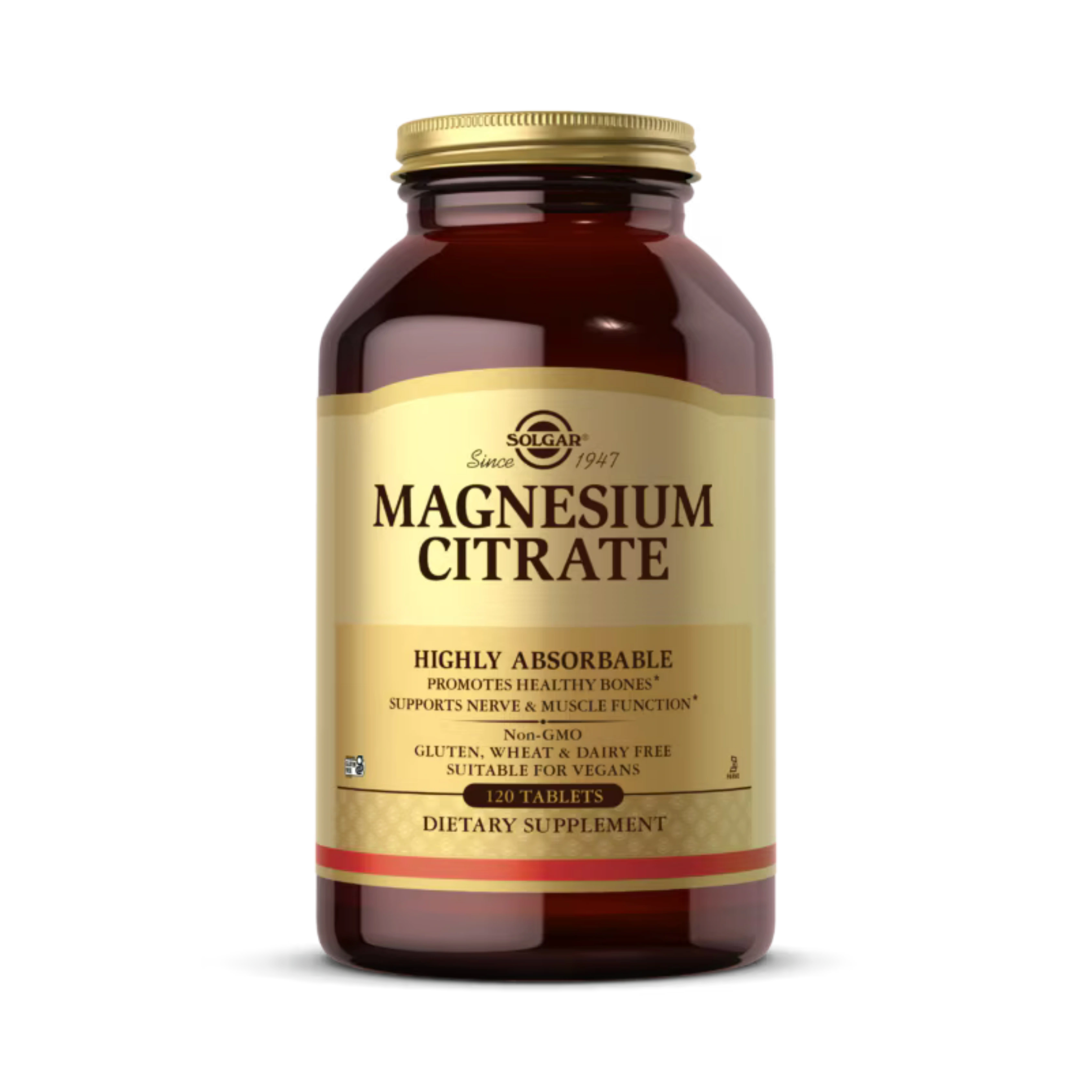 Solgar, Magnesium Citrate, 120 Tablets