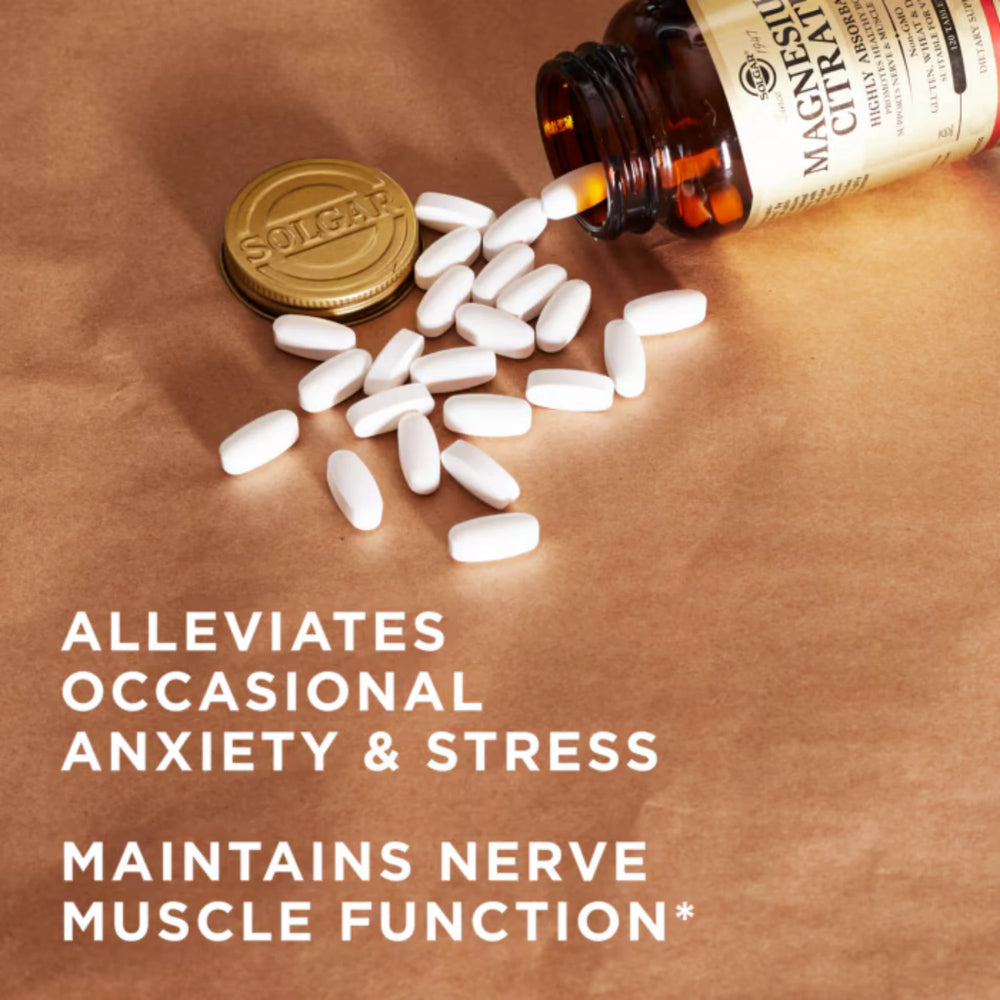 Solgar, Magnesium Citrate, 120 Tablets