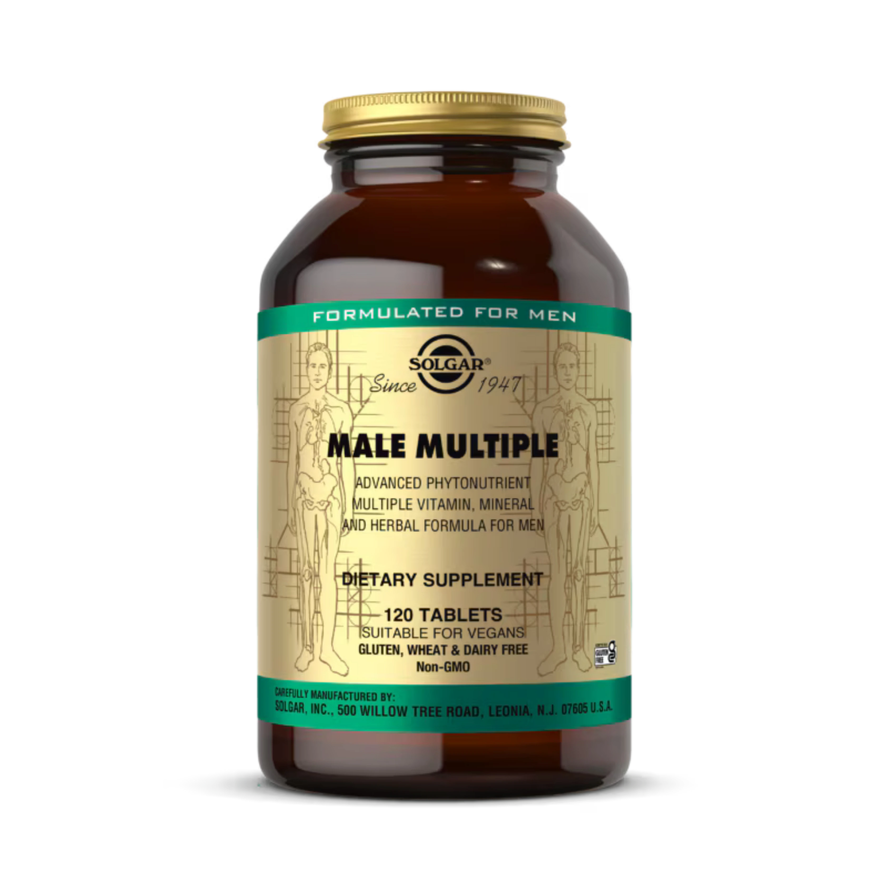 Solgar, Male Multiple, 120 Tablets