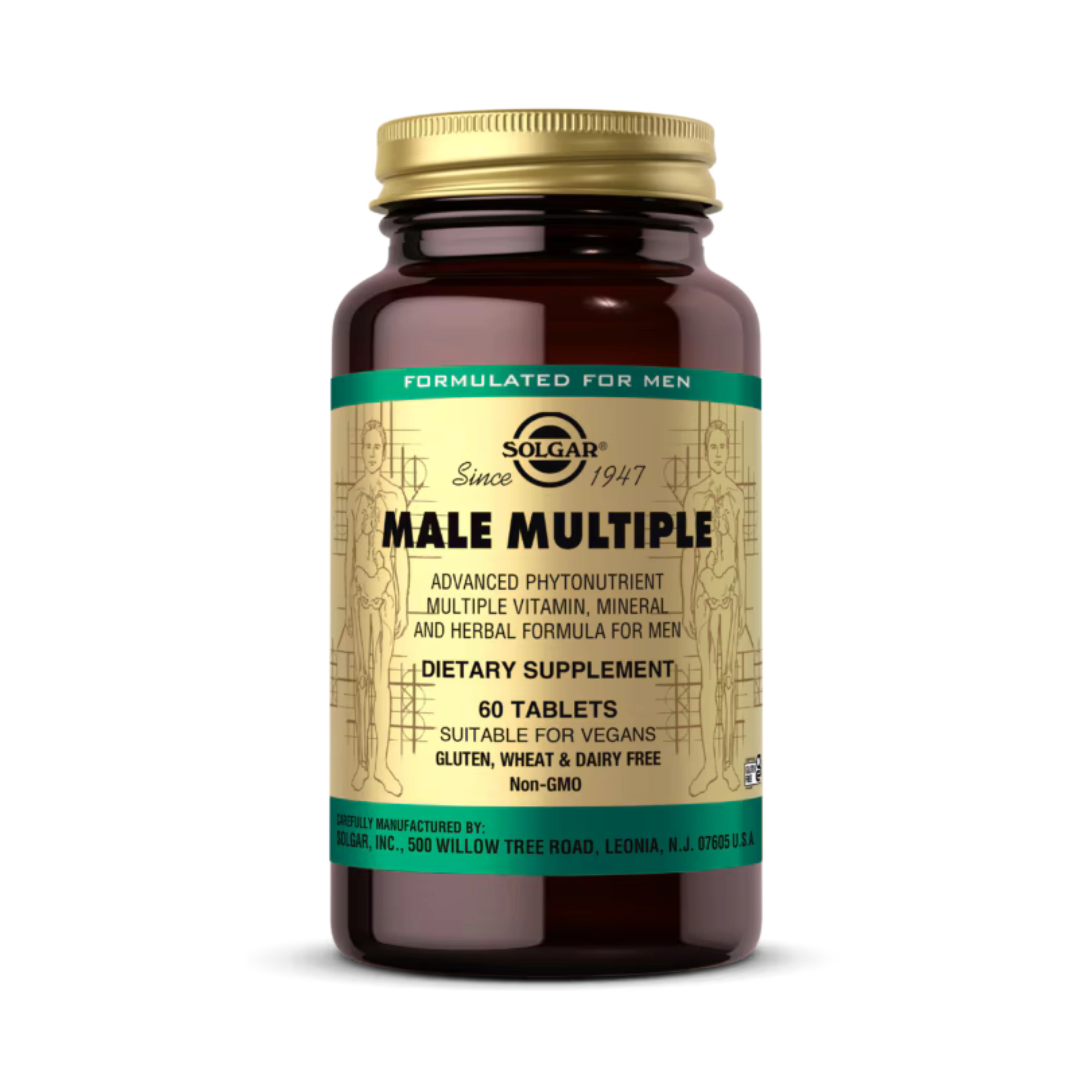Solgar, Male Multiple, 60 Tablets