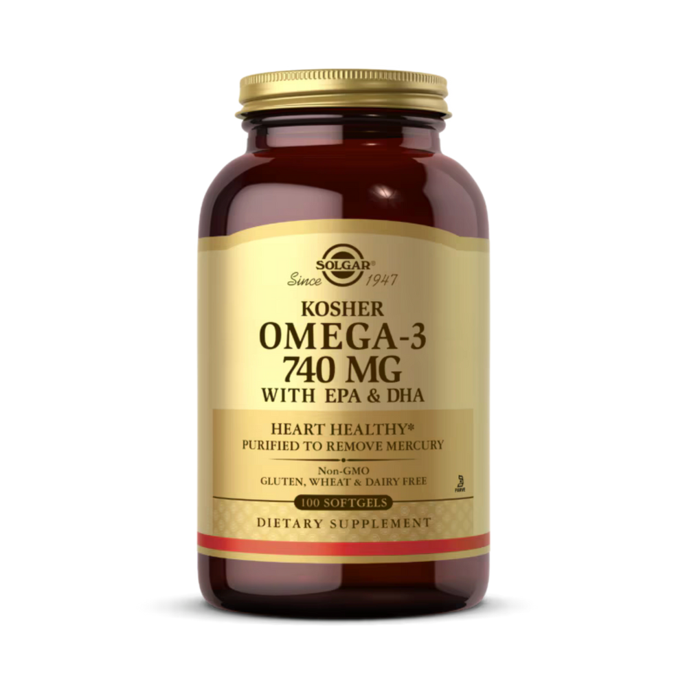 Solgar, Omega-3 740 Mg Kosher, 100 Softgels