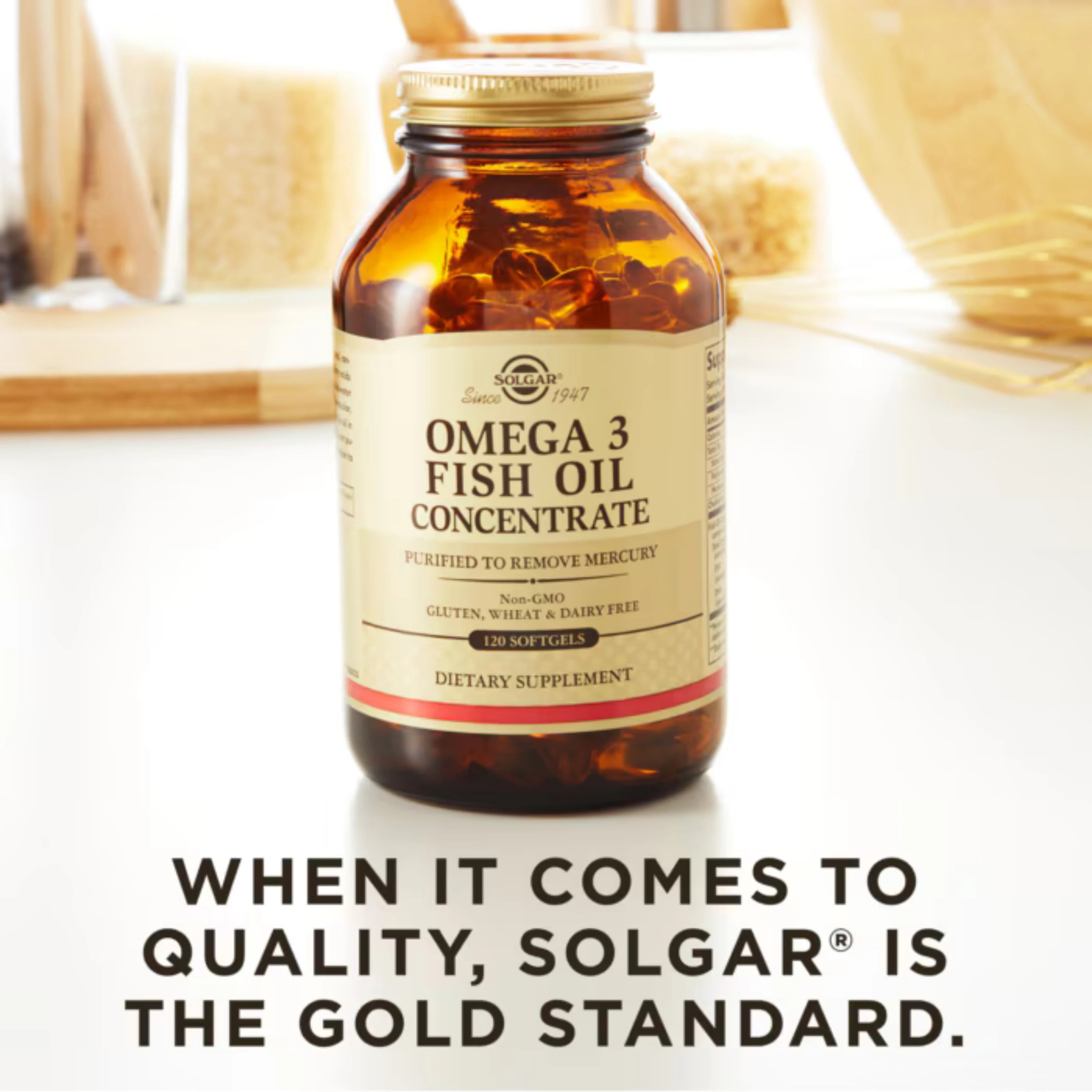 Solgar, Omega 3 Fish Oil Concentrate, 120 Softgels