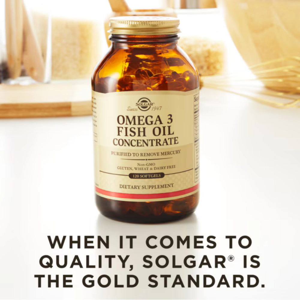 Solgar, Omega 3 Fish Oil Concentrate, 120 Softgels